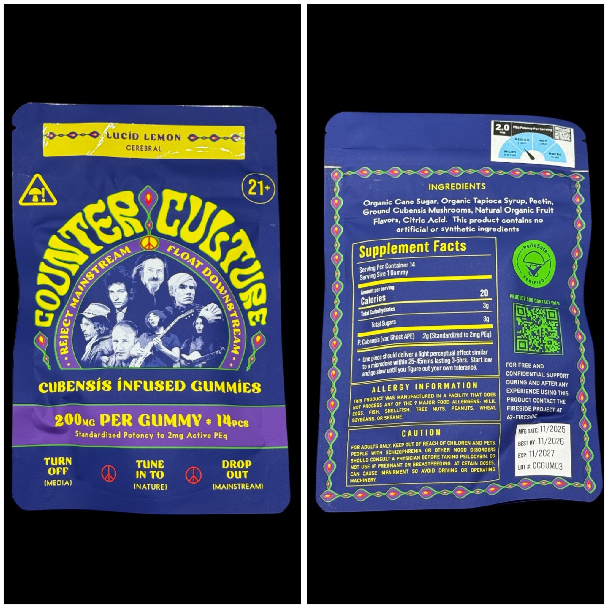 Lucid Lemon magic gummies - [Counter Culture]