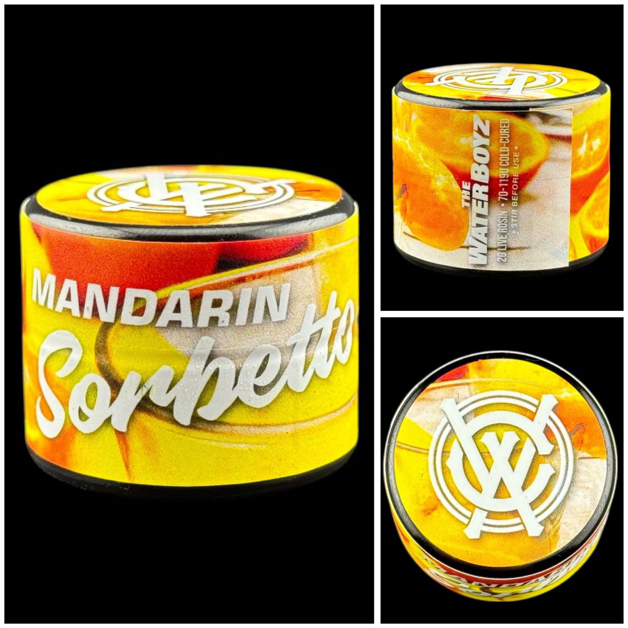 Mandarin Sorbetto - 2g live rosin [West Coast Alchemy x The Water Boyz]