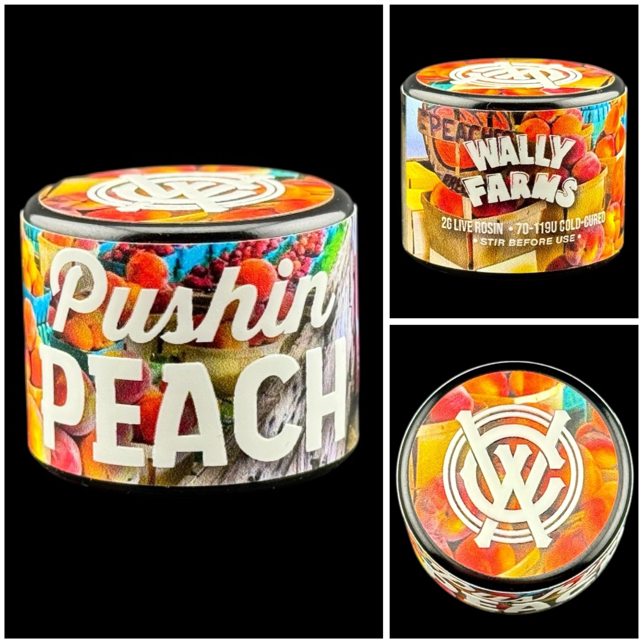 Pushin Peach - 2g live rosin [West Coast Alchemy x Wally Farms]