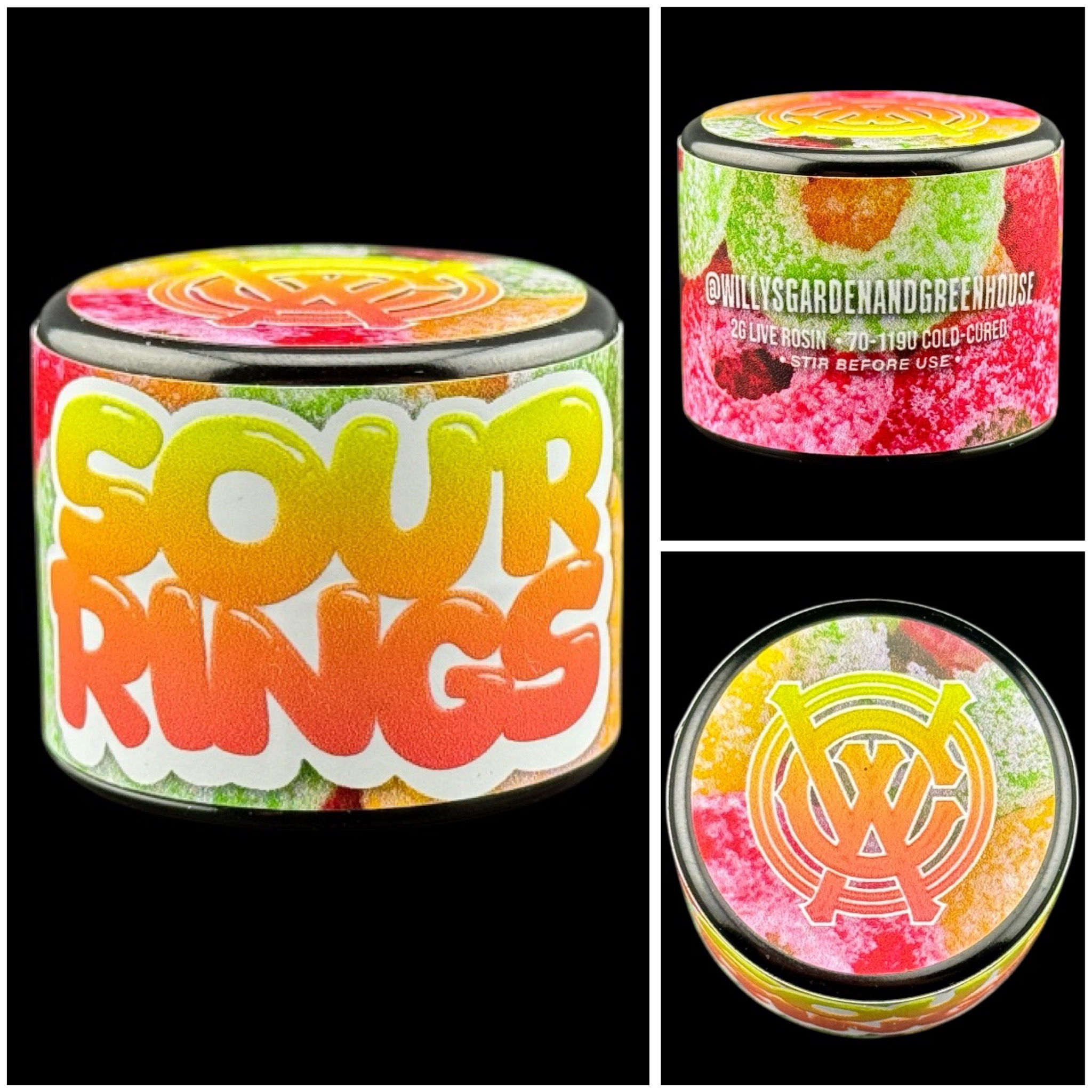 Sour Rings - 2g live rosin [West Coast Alchemy x Willy's Garden and Greenhouse]