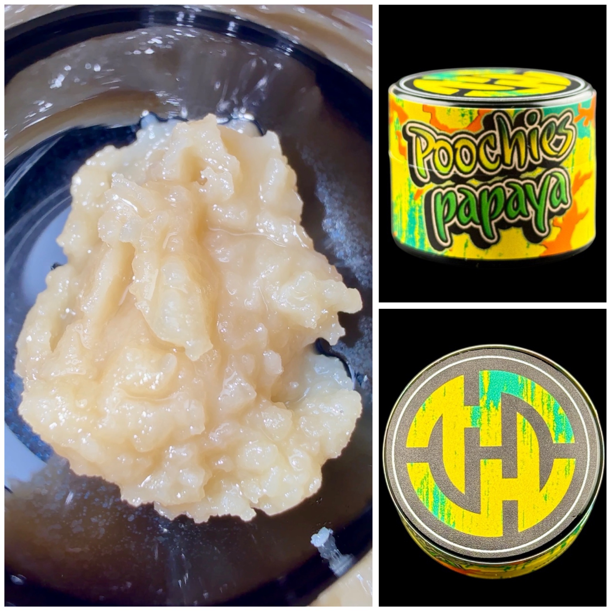 Poochies Papaya - 1g live rosin [Hash Headz]