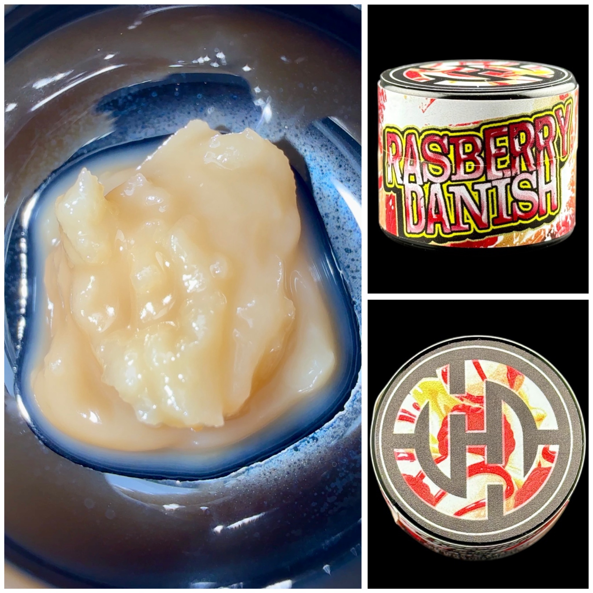 Raspberry Danish - 1g live rosin [Hash Headz]