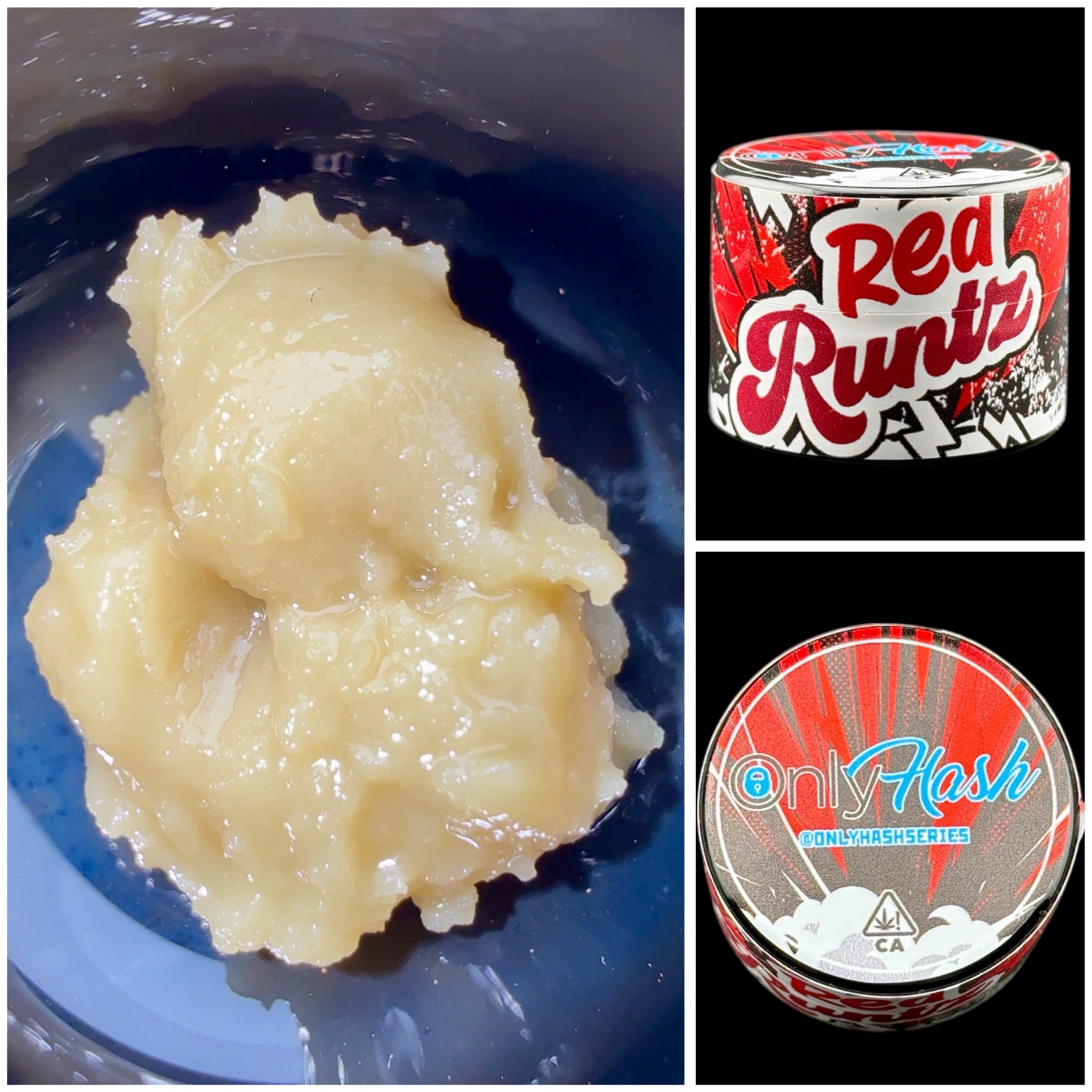 Red Runtz - 1g live rosin [OnlyHash]