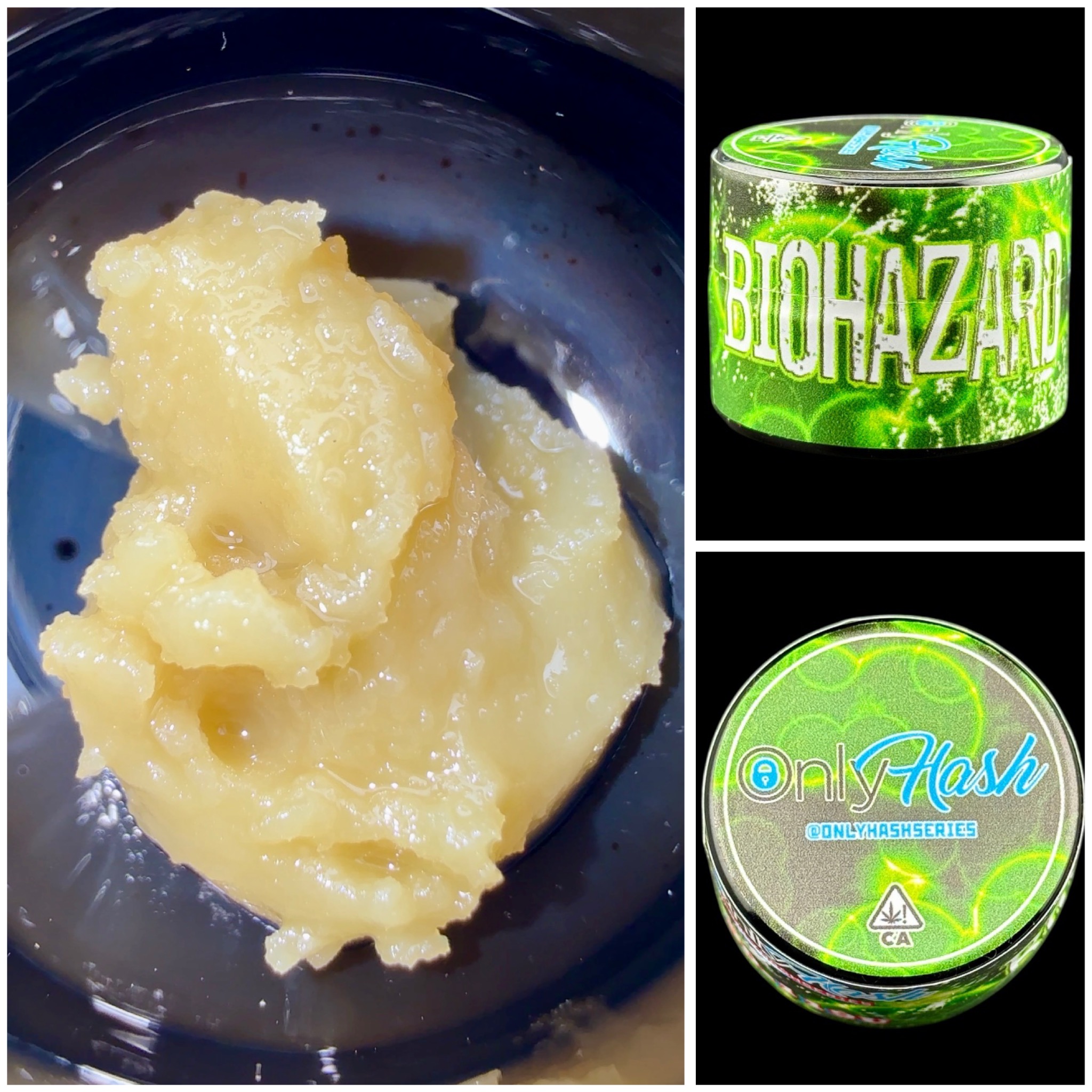 Biohazard - 1g live rosin [OnlyHash]