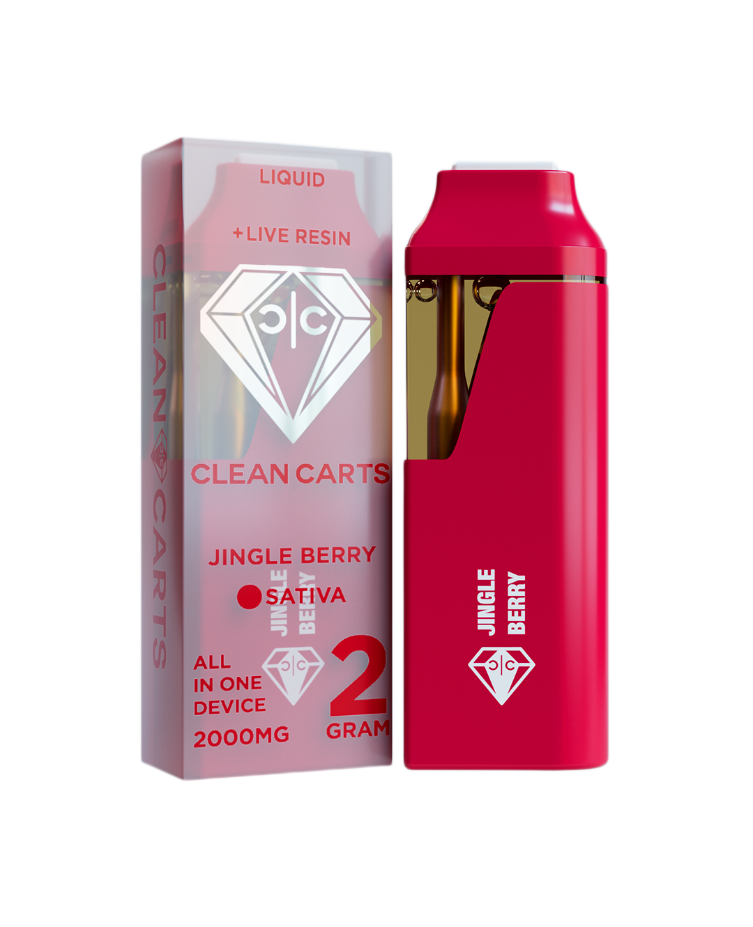 Jingle Berry - 2g live resin disposable [Clean Carts]