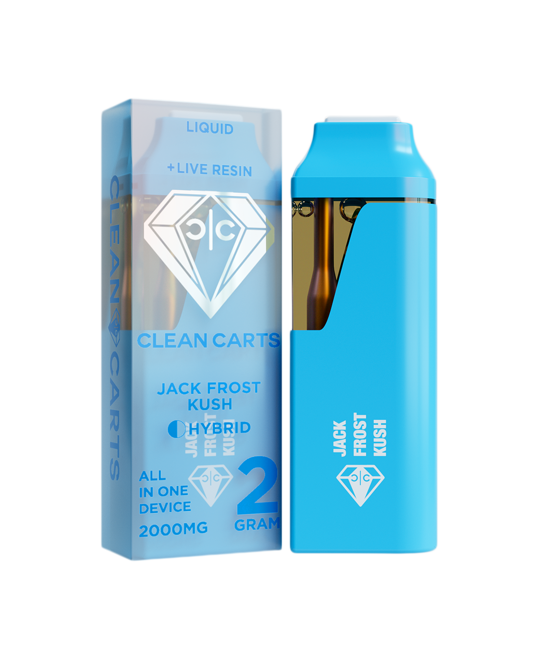 Jack Frost Kush - 2g live resin disposable [Clean Carts]