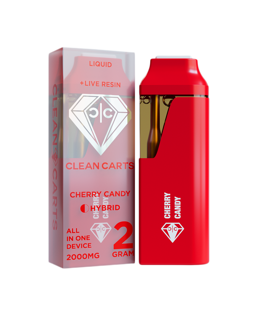 Cherry Candy - 2g live resin disposable [Clean Carts]