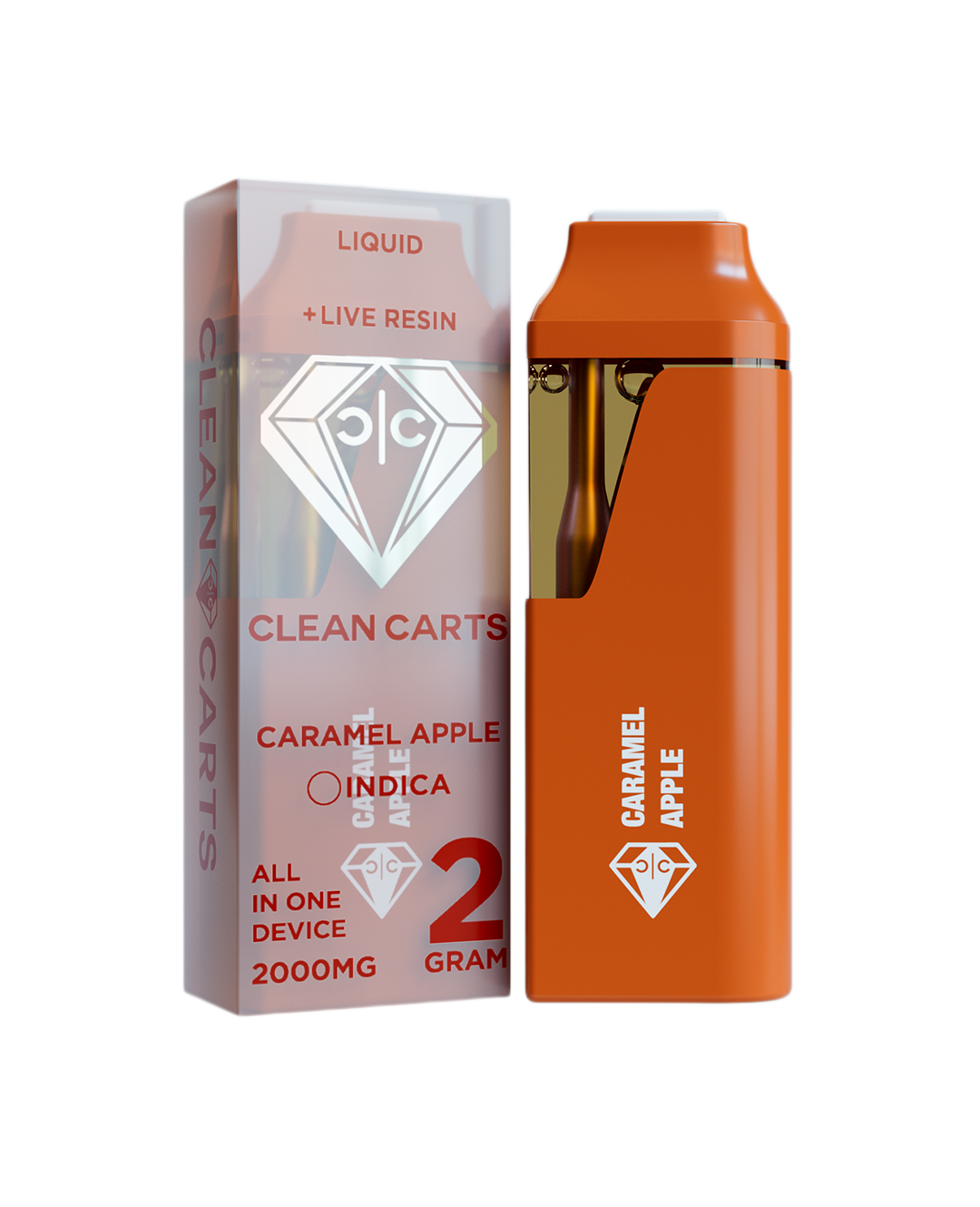 Caramel Apple - 2g live resin disposable [Clean Carts]