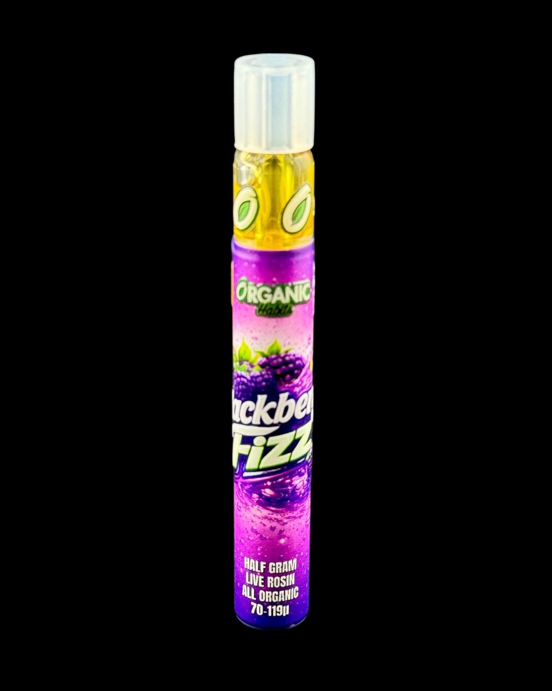 Blackberry Fizz - .5g live rosin disposable [Organic Habits]