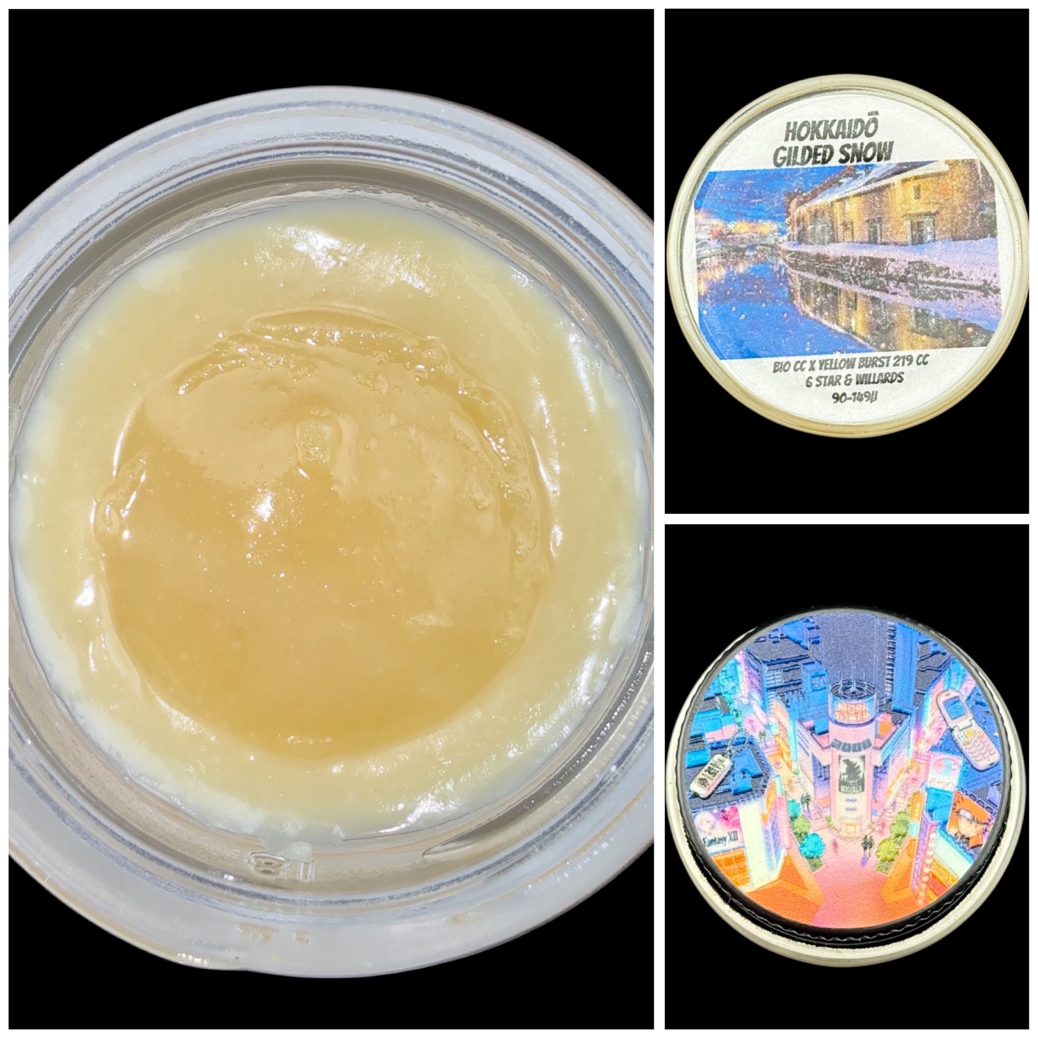 Hokkaido Gilded Snow - 2g live rosin *thumbprint style* [Cannabis Chris]