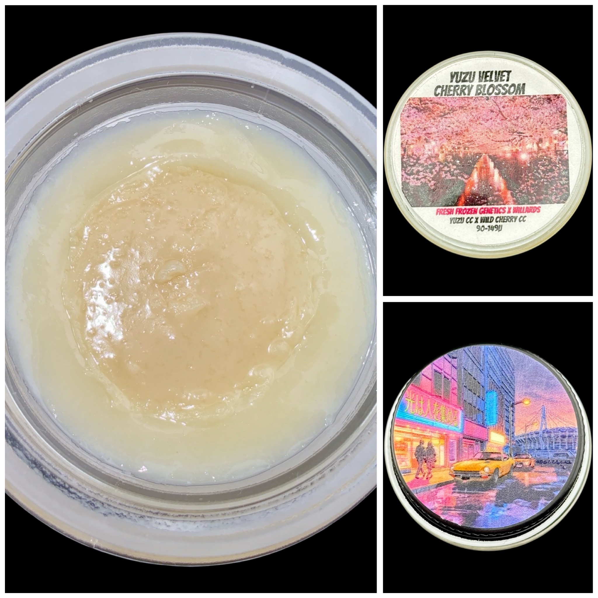 Yuzu Velvet Cherry Blossom - 2g live rosin *thumbprint style* [Cannabis Chris]