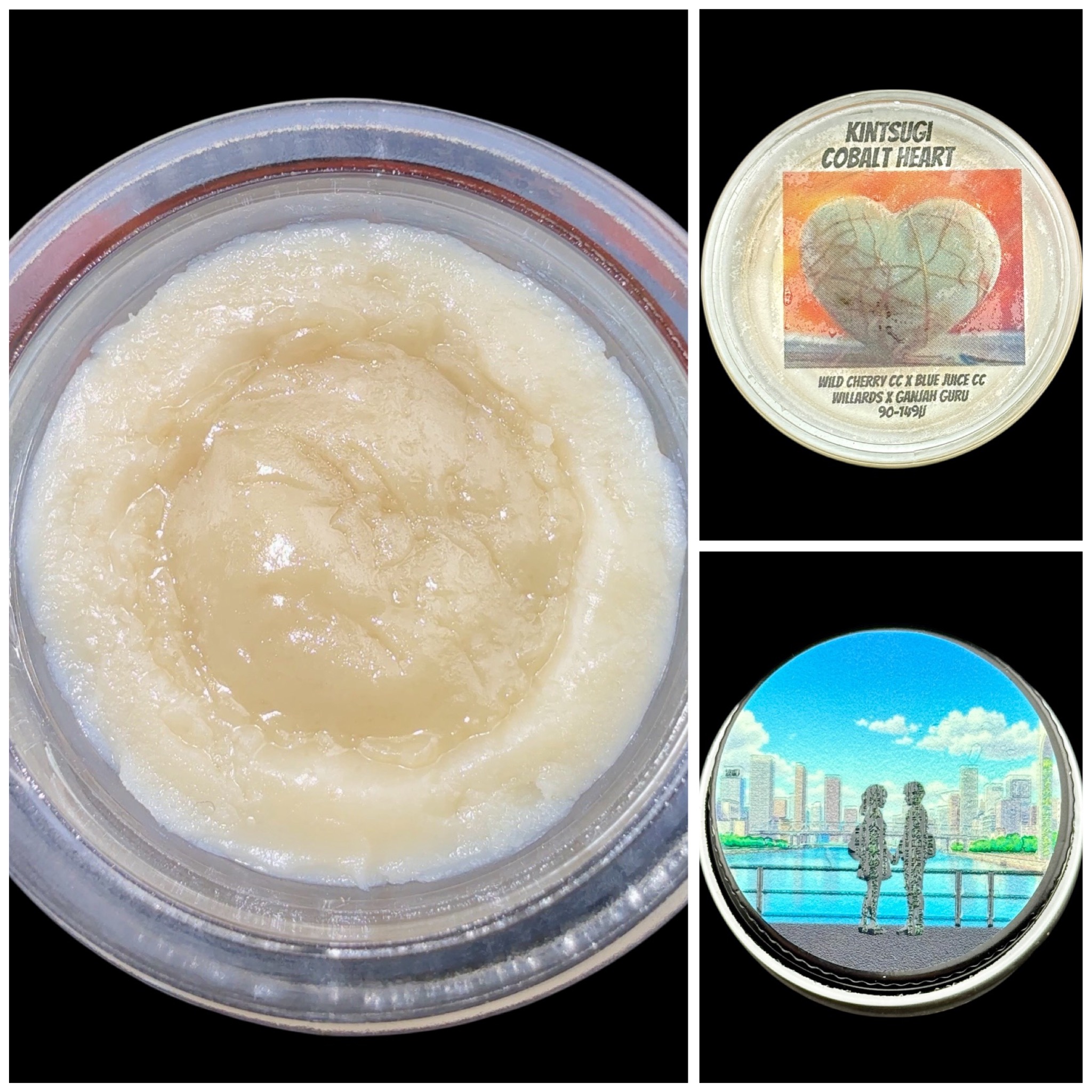 Kintsugi Cobalt Heart - 2g live rosin *thumbprint style* [Cannabis Chris]