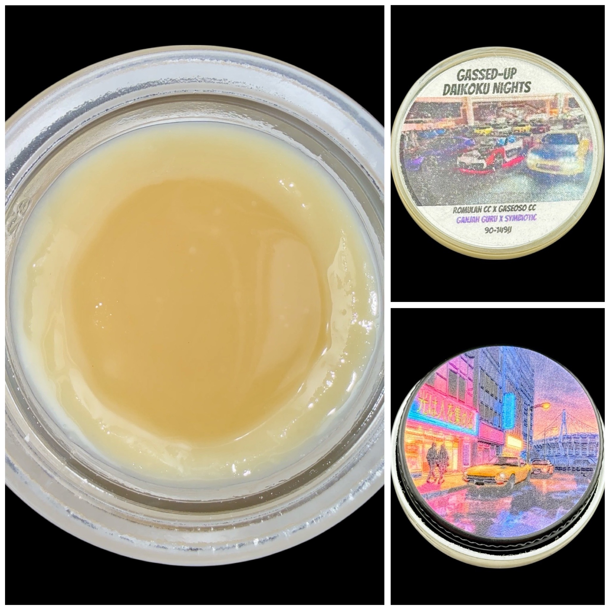 Gassed-Up Daikoku Nights - 2g live rosin *thumbprint style* [Cannabis Chris]