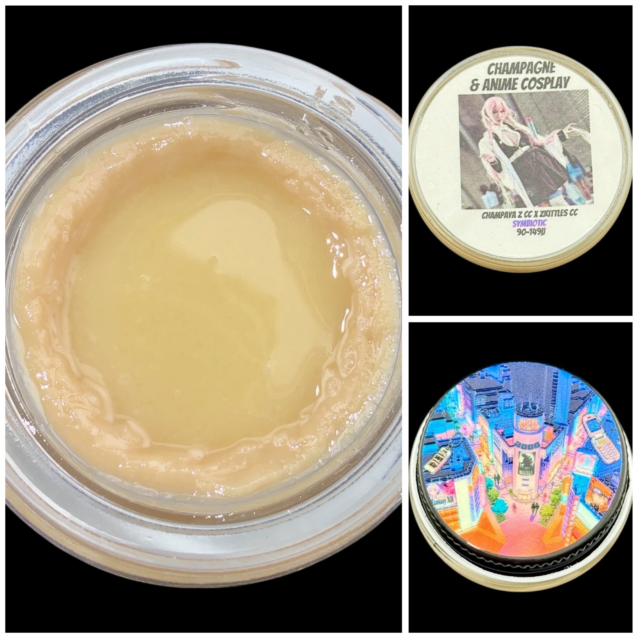 Champagne & Anime Cosplay - 2g live rosin *thumbprint style* [Cannabis Chris]