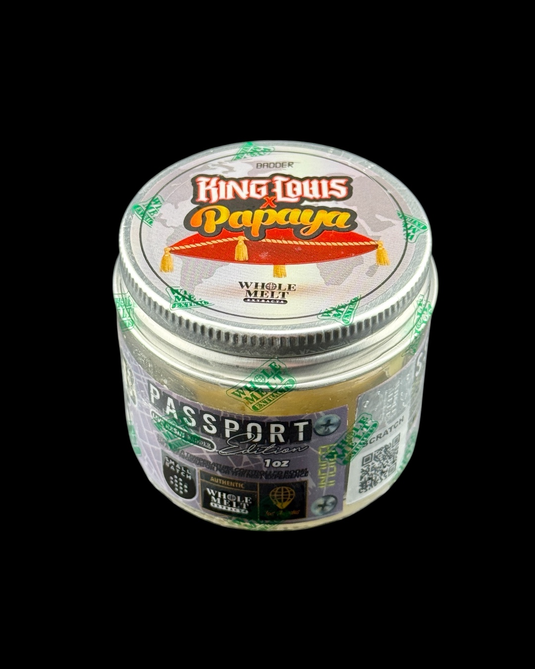 King Louis x Papaya - 1oz live resin badder [Whole Melt Extracts]