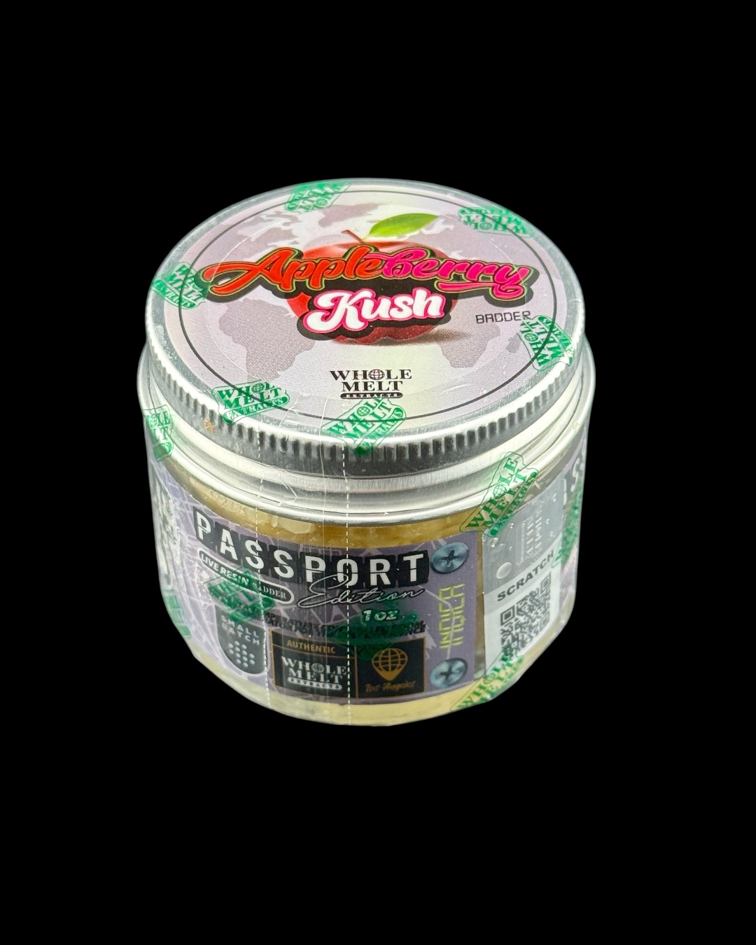 Appleberry Kush - 1oz live resin badder [Whole Melt Extracts]