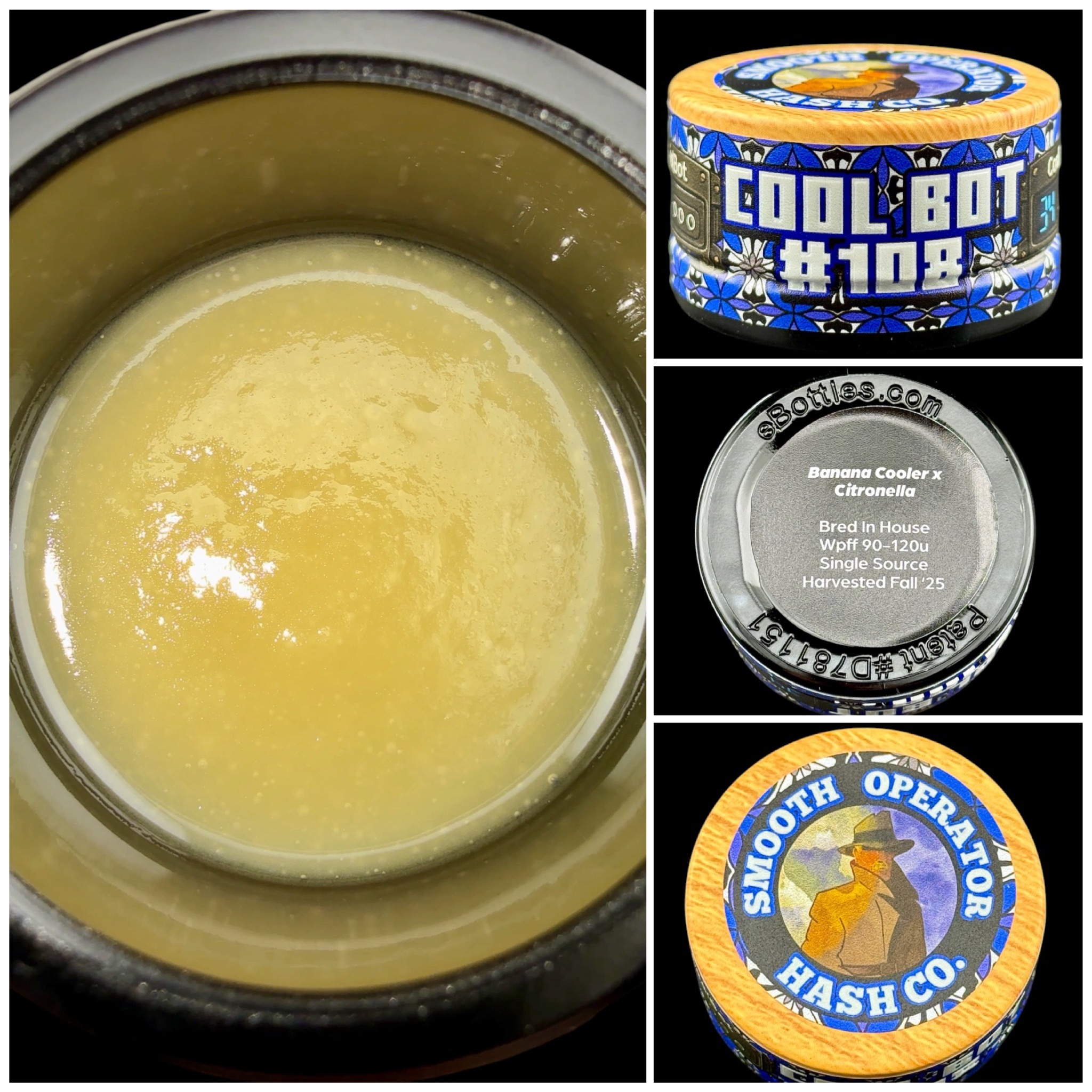 Cool Bot #108 - 2g live rosin [Smooth Operator Hash Co.]