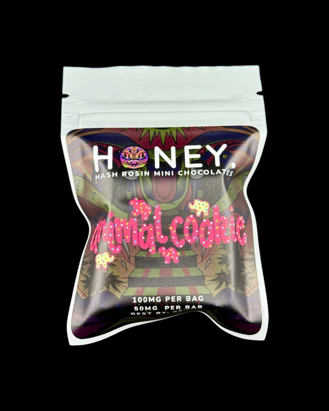 Animal Cookie white chocolate bar - 100mg hash rosin [Honey Solventless]