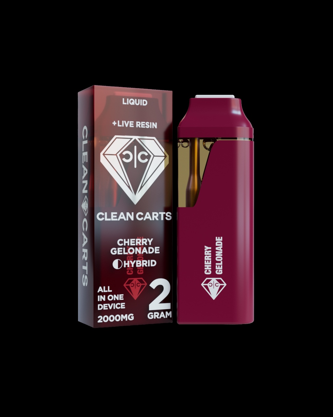 Cherry Gelonade - 2g live resin disposable [Clean Carts]