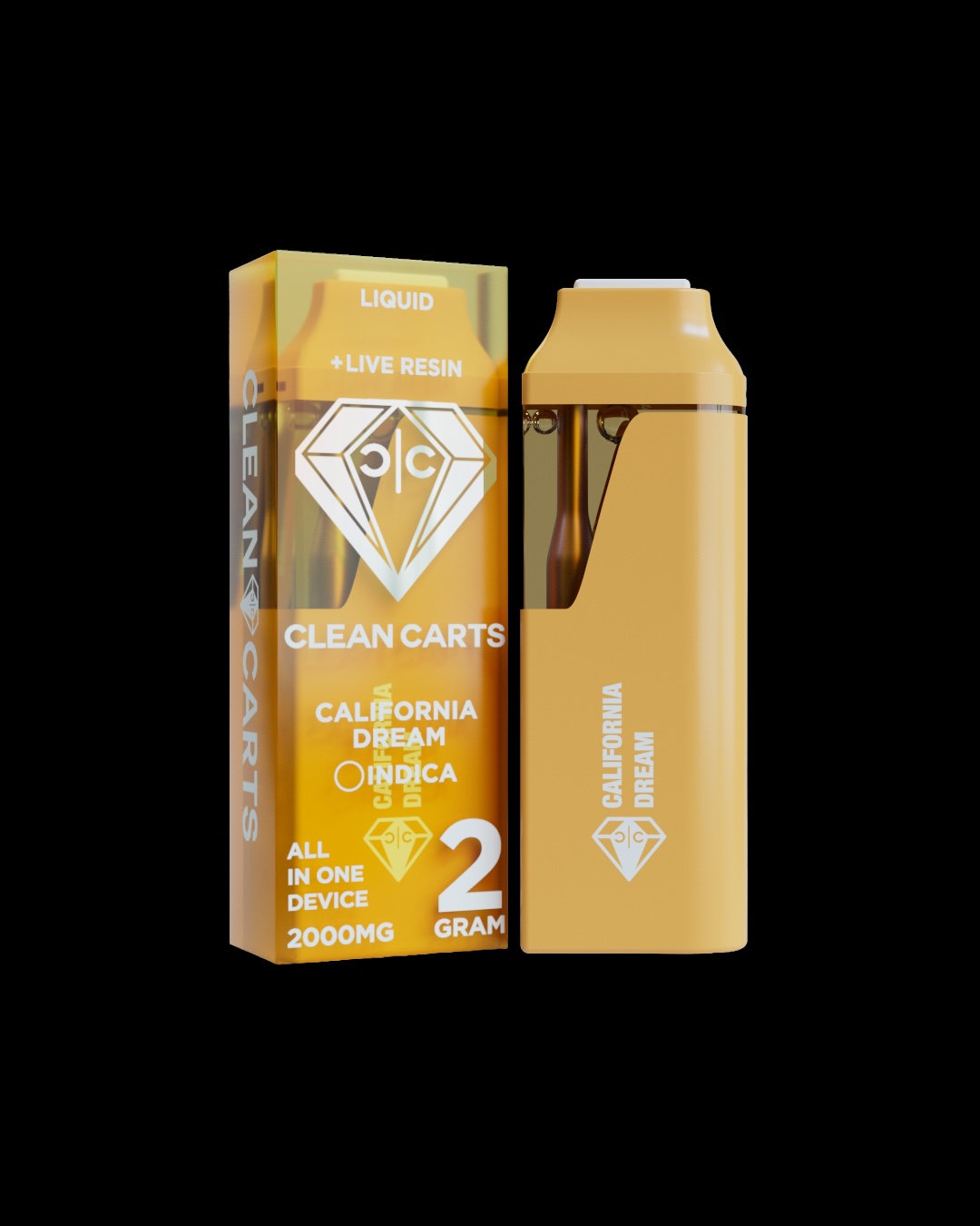 California Dream - 2g live resin disposable [Clean Carts]