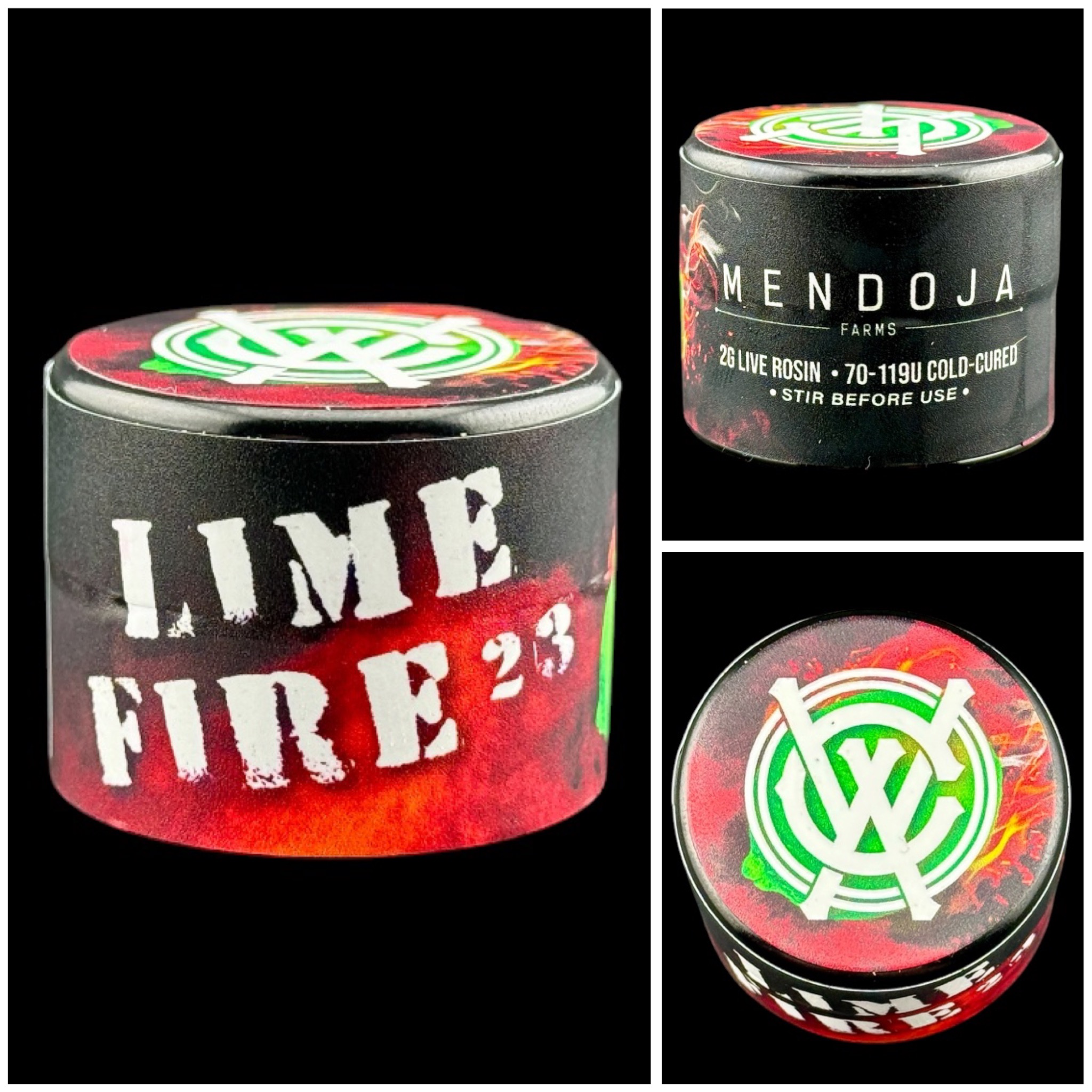 Lime Fire 23 - 2g live rosin [West Coast Alchemy x Mendoja Farms]