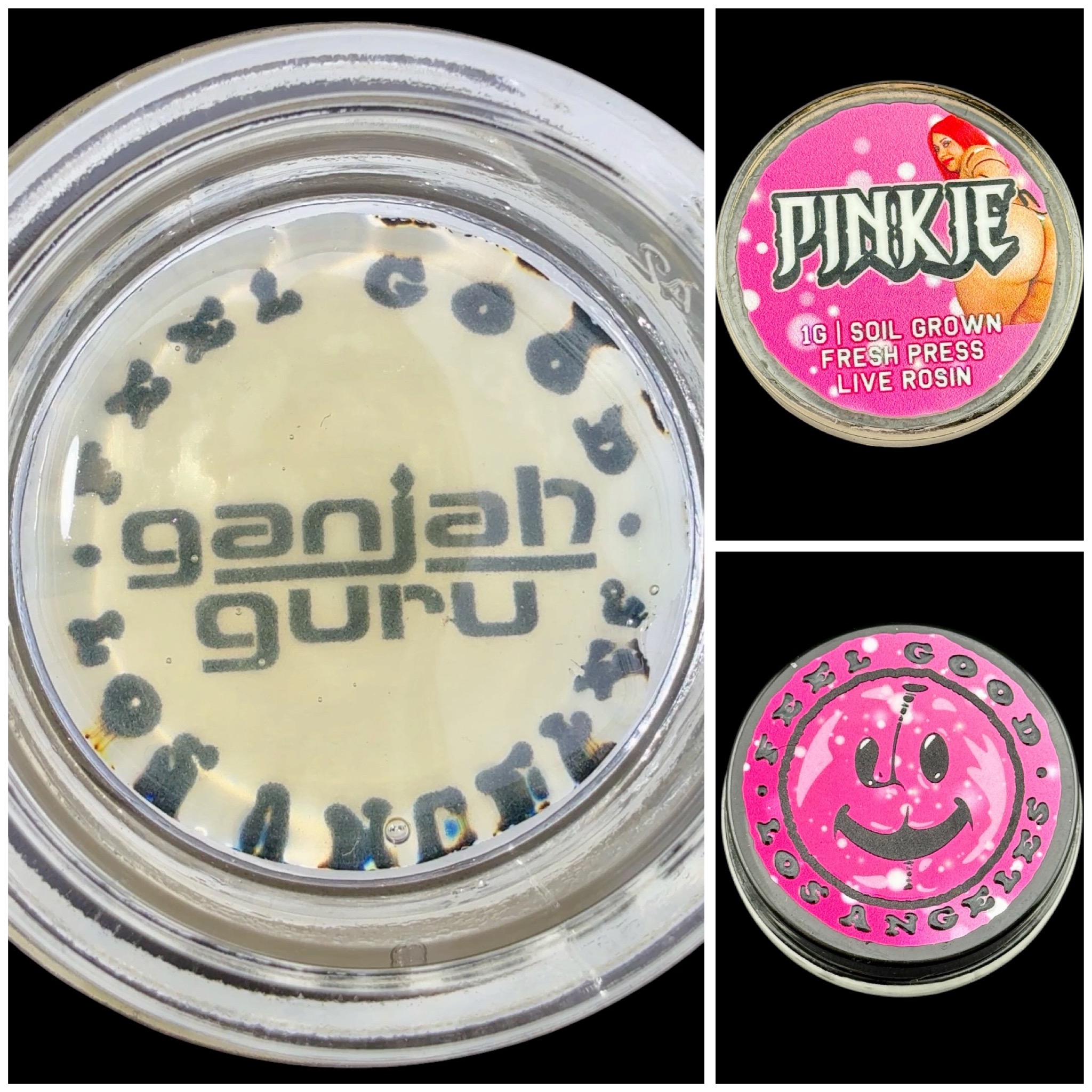Pinkie - 1g fresh press rosin [Feel Good x Ganjah Guru]