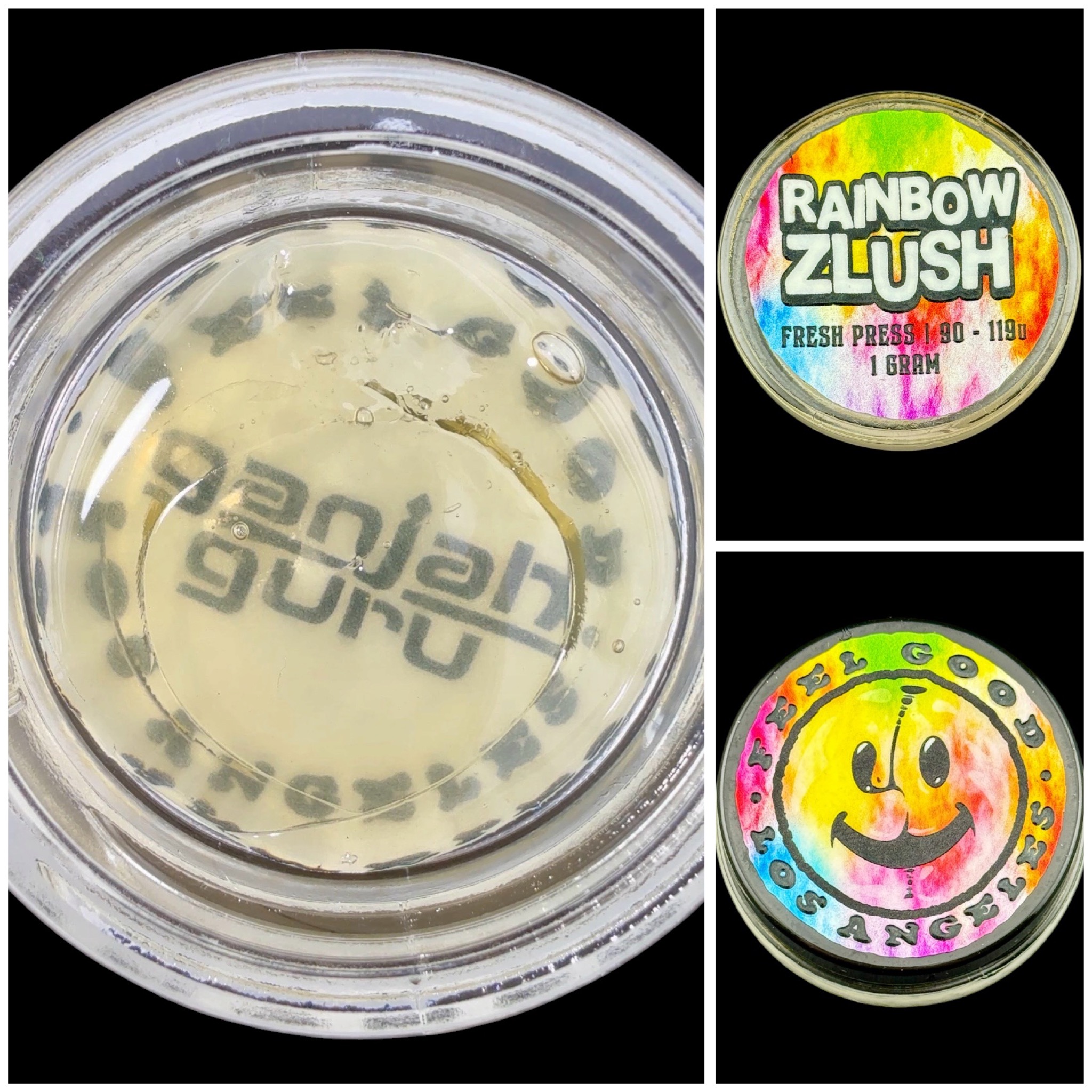 Rainbow Zlush - 1g fresh press rosin [Feel Good x Ganjah Guru]