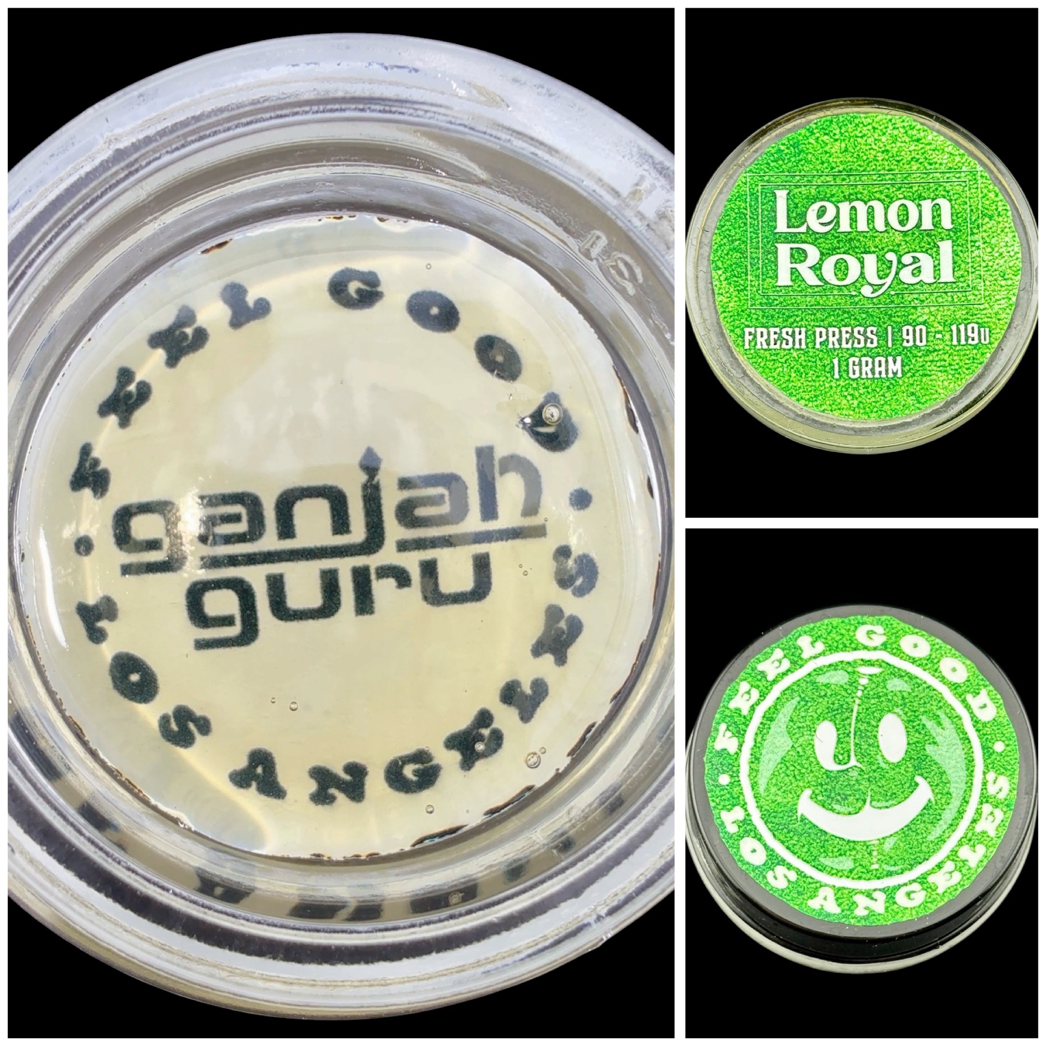 Lemon Royal - 1g fresh press rosin [Feel Good x Ganjah Guru]