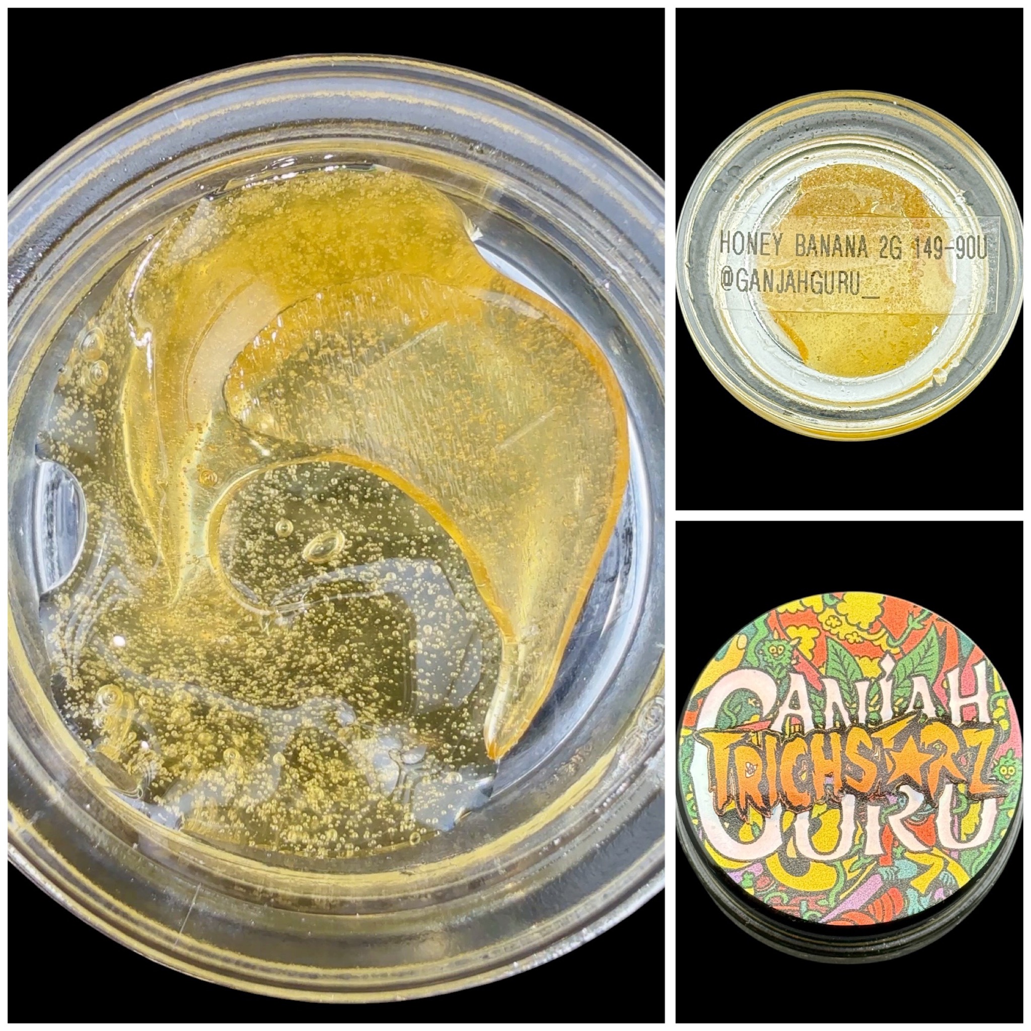 Honey Banana - 2g fresh press rosin [Ganjah Guru x Trichstarz]