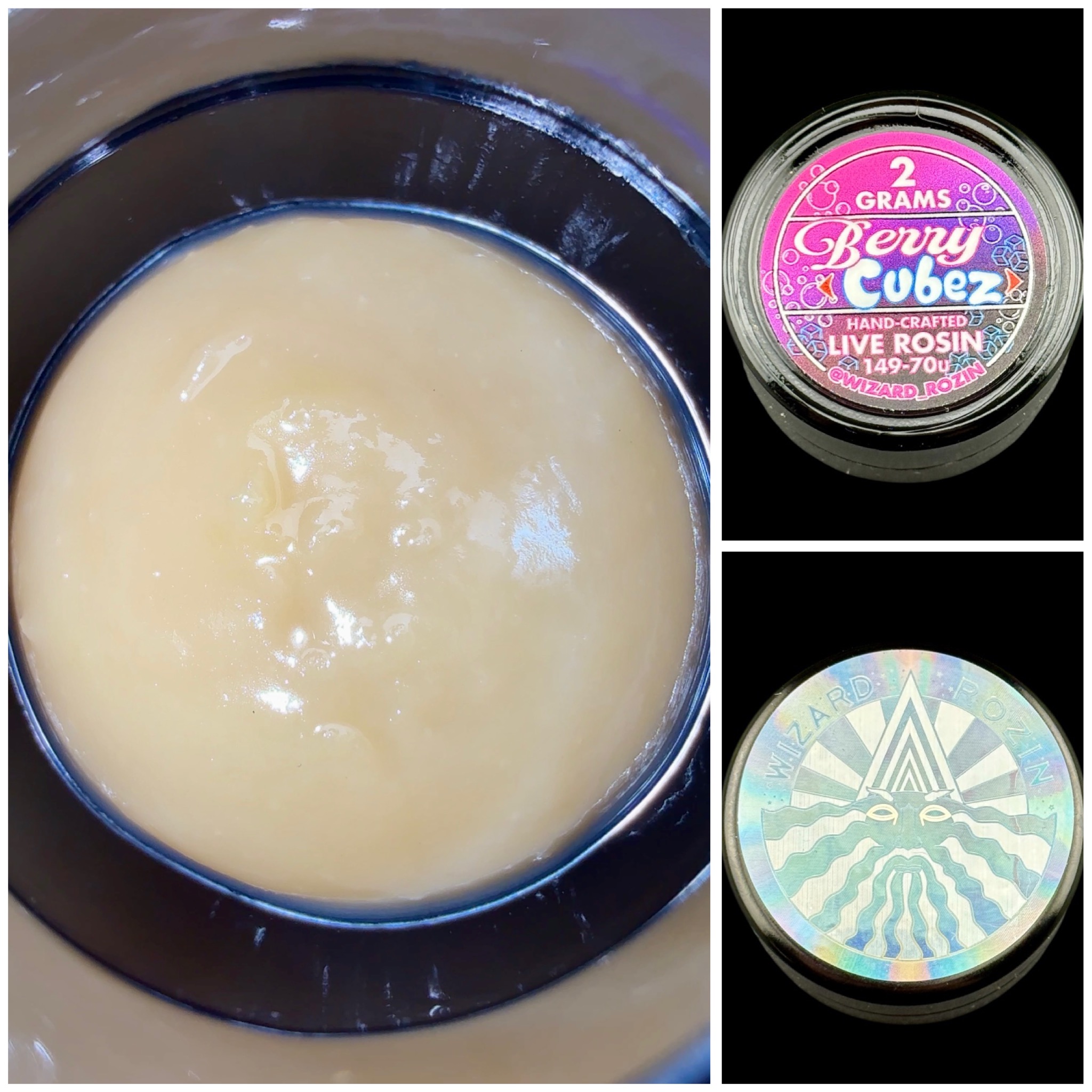 Berry Cubez - 2g live rosin [Wizard Rozin]