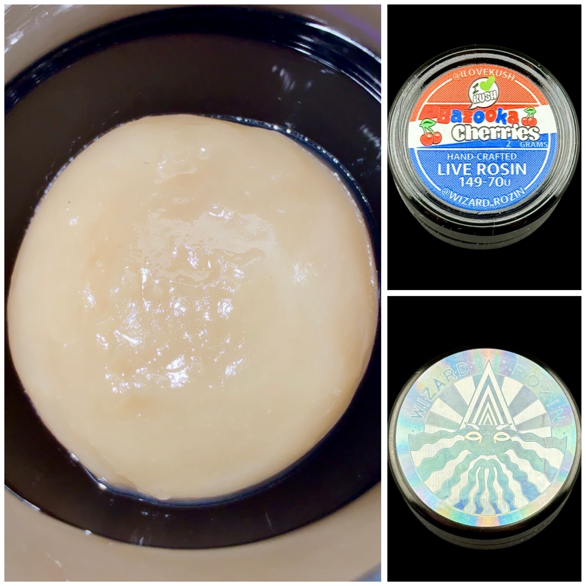 Bazooka Cherries - 2g live rosin [Wizard Rozin]