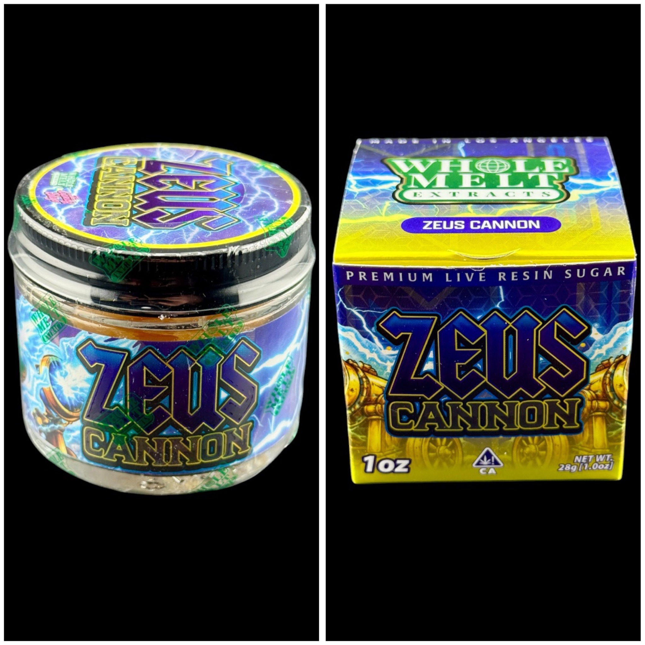 Zeus Cannon - 1oz live resin sugar [Whole Melt Extracts]