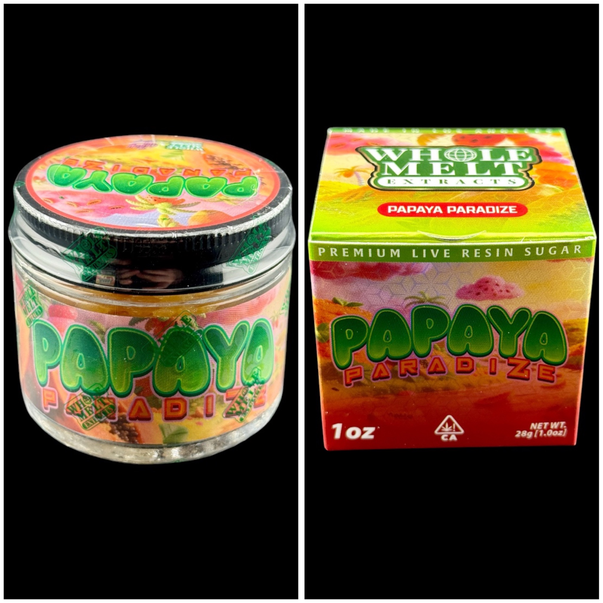 Papaya Paradize - 1oz live resin sugar [Whole Melt Extracts]