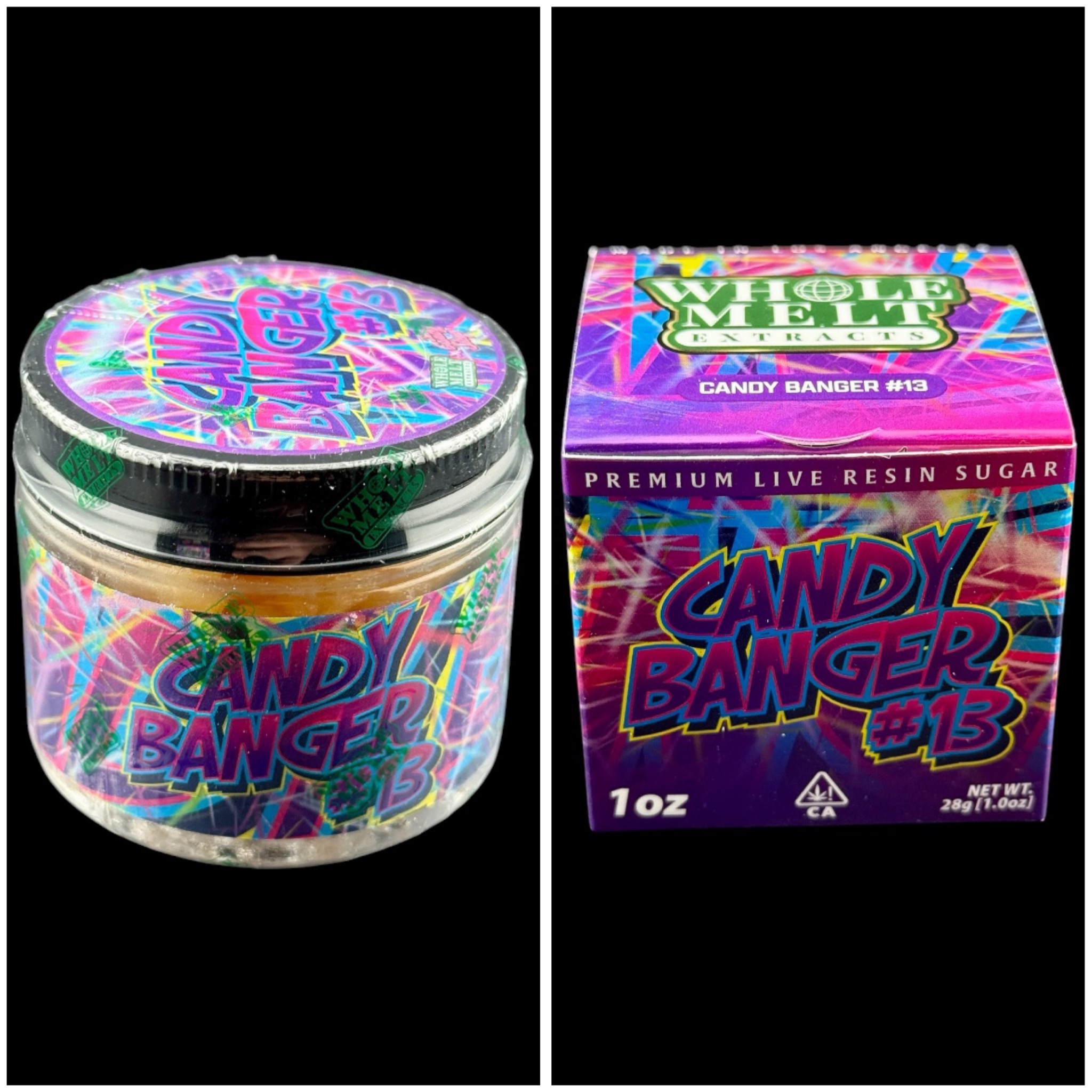 Candy Banger #13 - 1oz live resin sugar [Whole Melt Extracts]