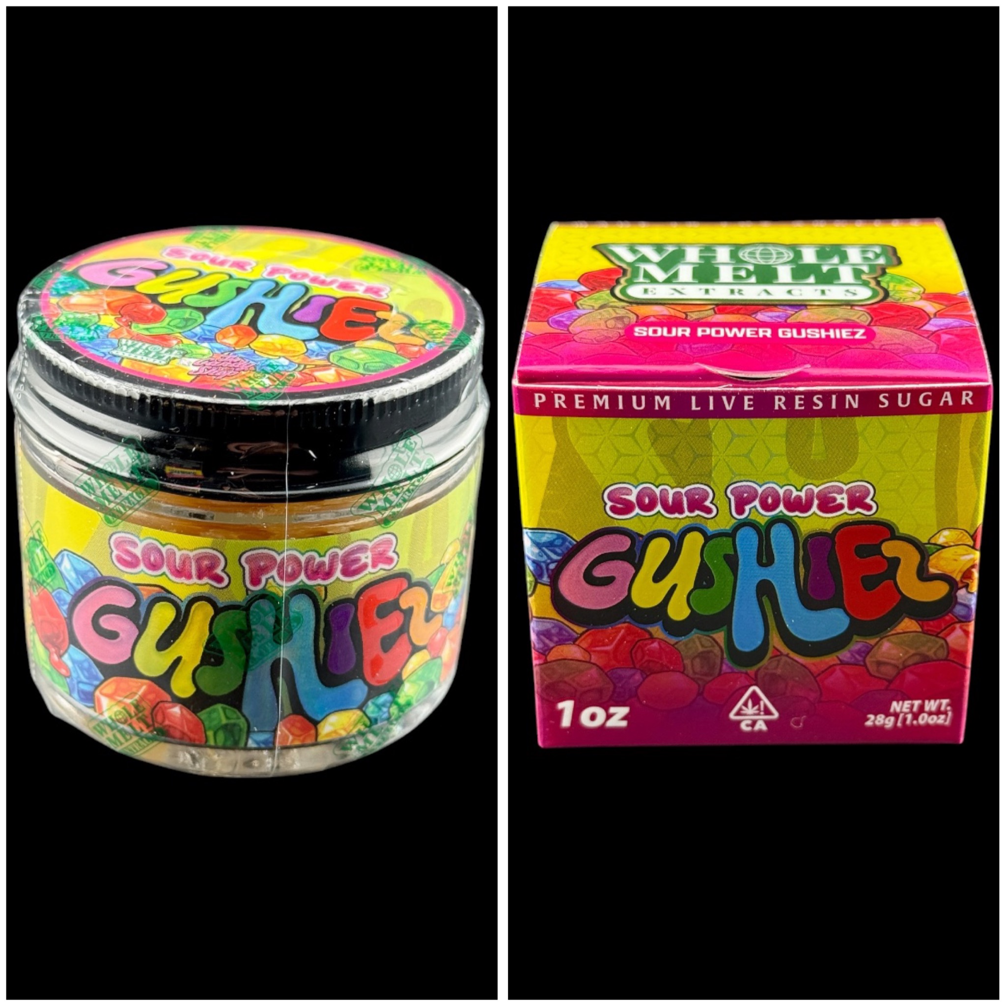 Sour Power Gushiez - 1oz live resin sugar [Whole Melt Extracts]