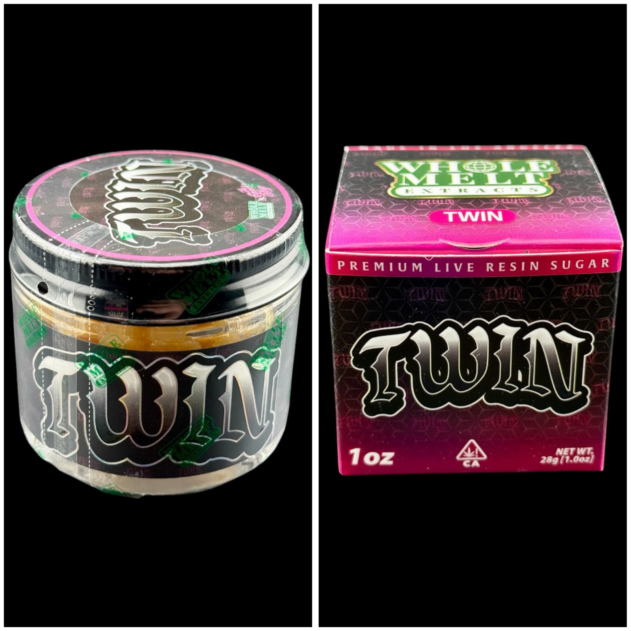 Twin - 1oz live resin sugar [Whole Melt Extracts]