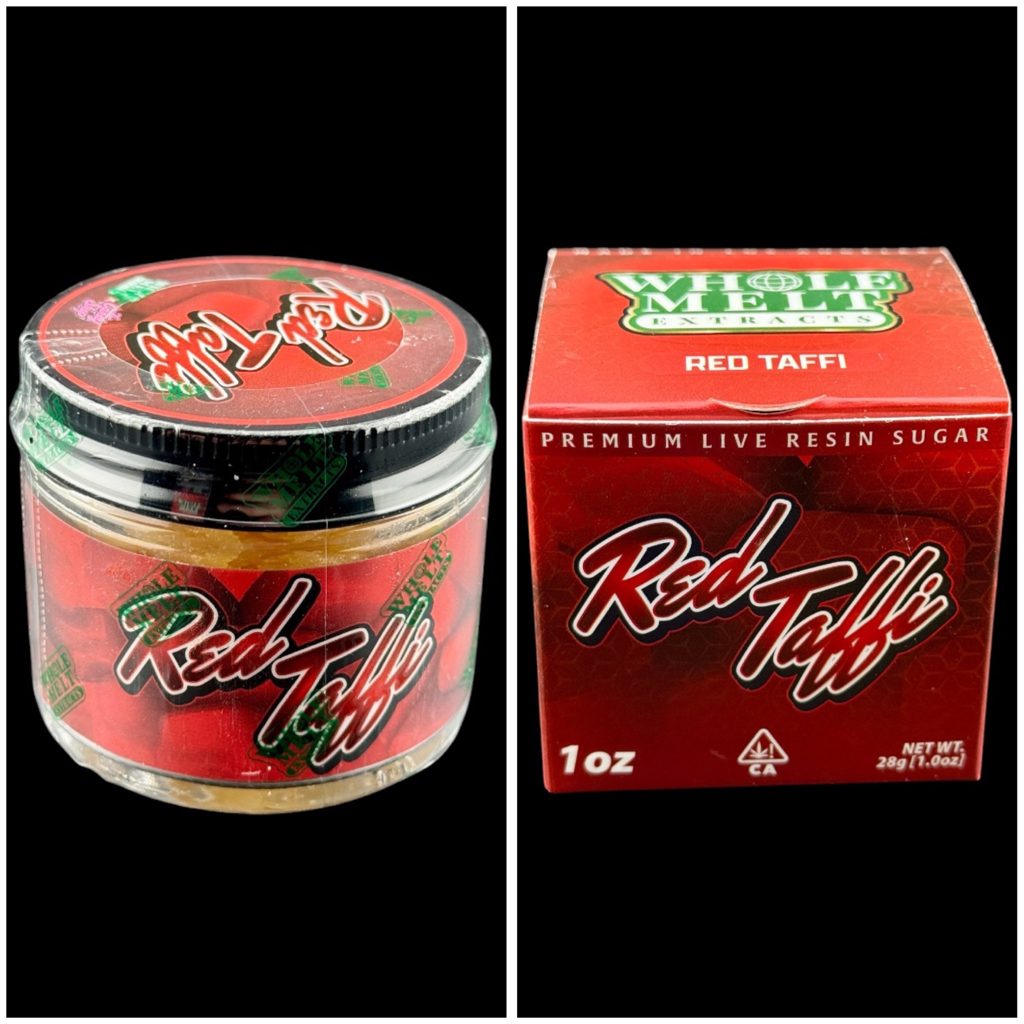 Red Taffi - 1oz live resin sugar [Whole Melt Extracts]