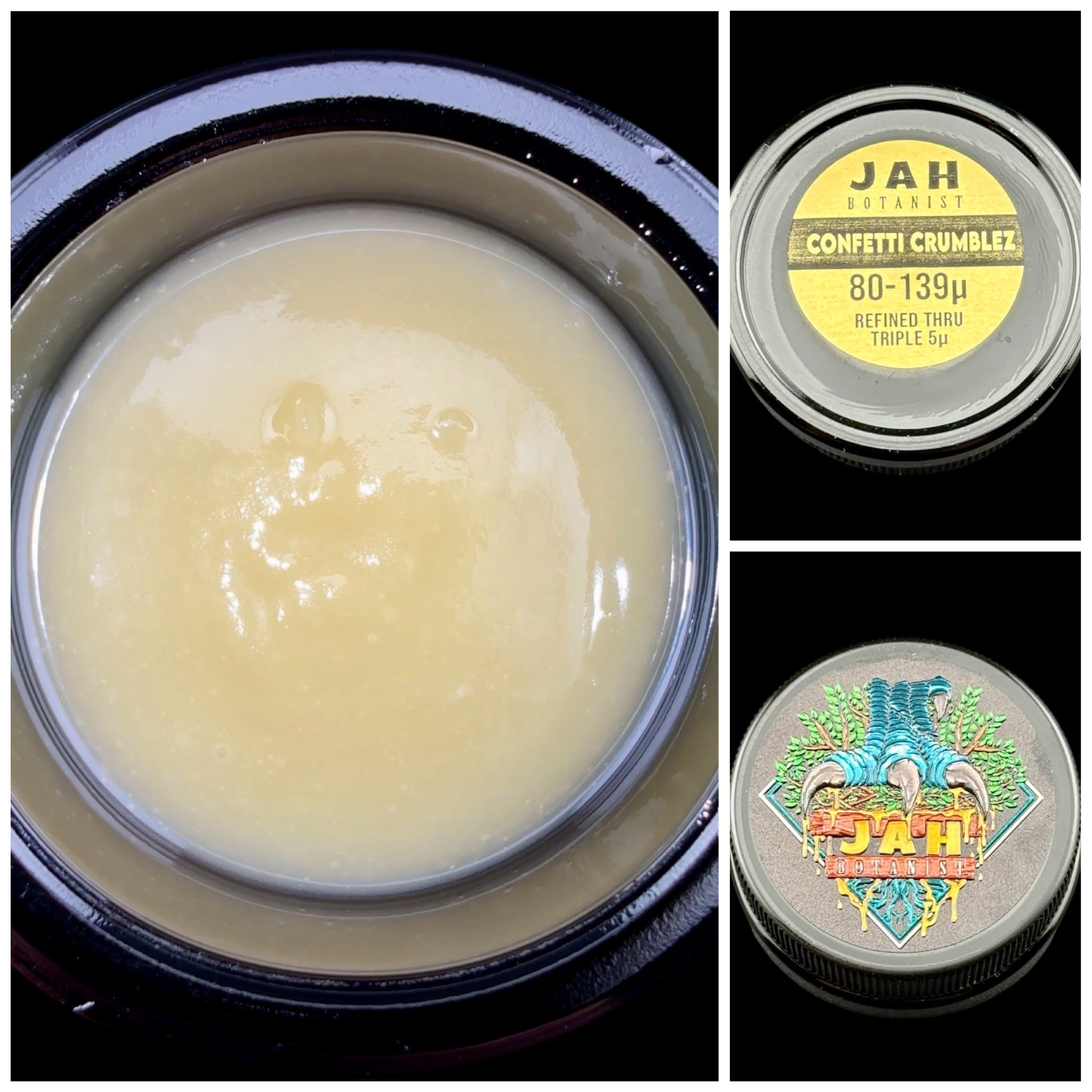 Confetti Crumblez - 2g live rosin [Dino Squish x Jah Botanist]