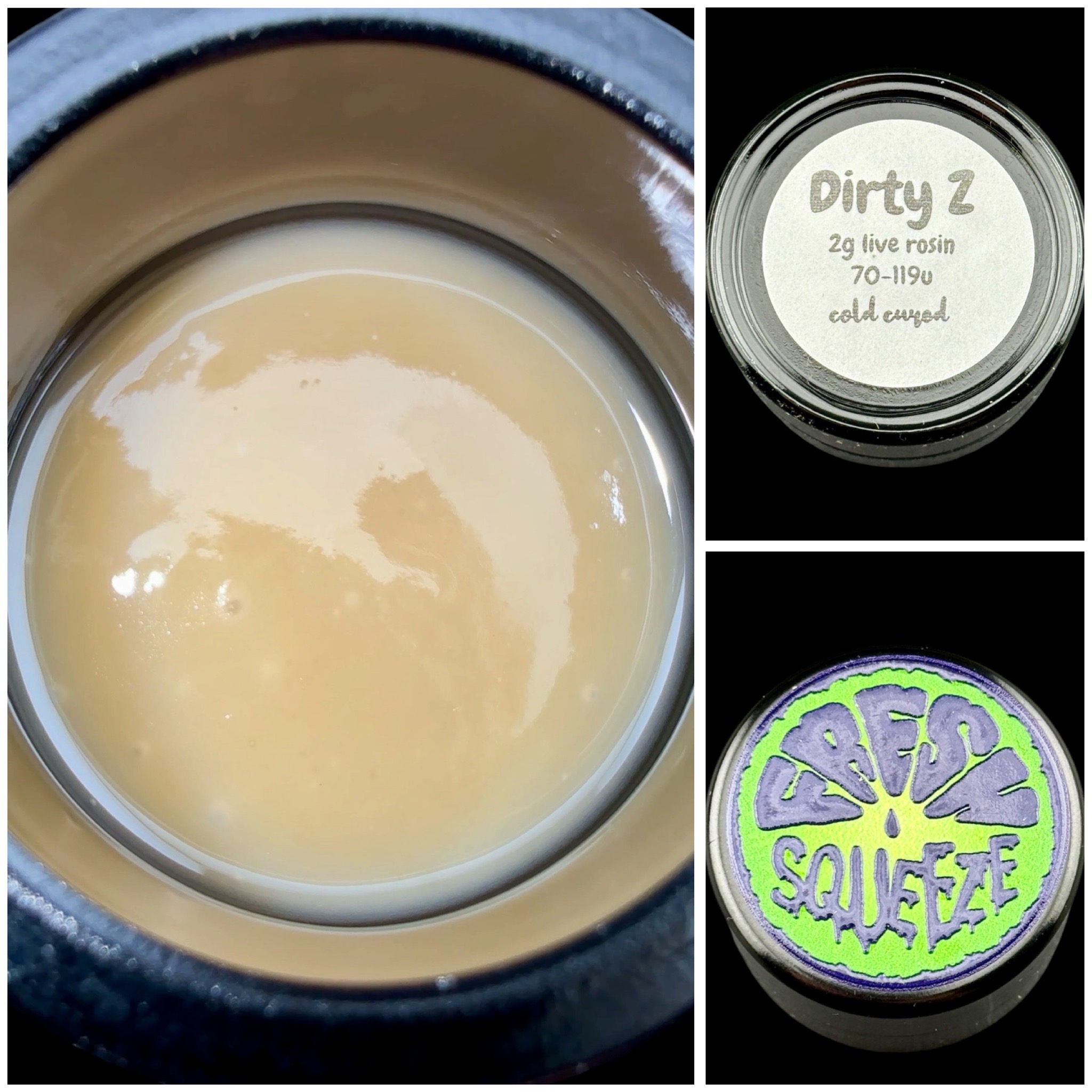 Dirty Z - 2g live rosin [Fresh Squeeze]