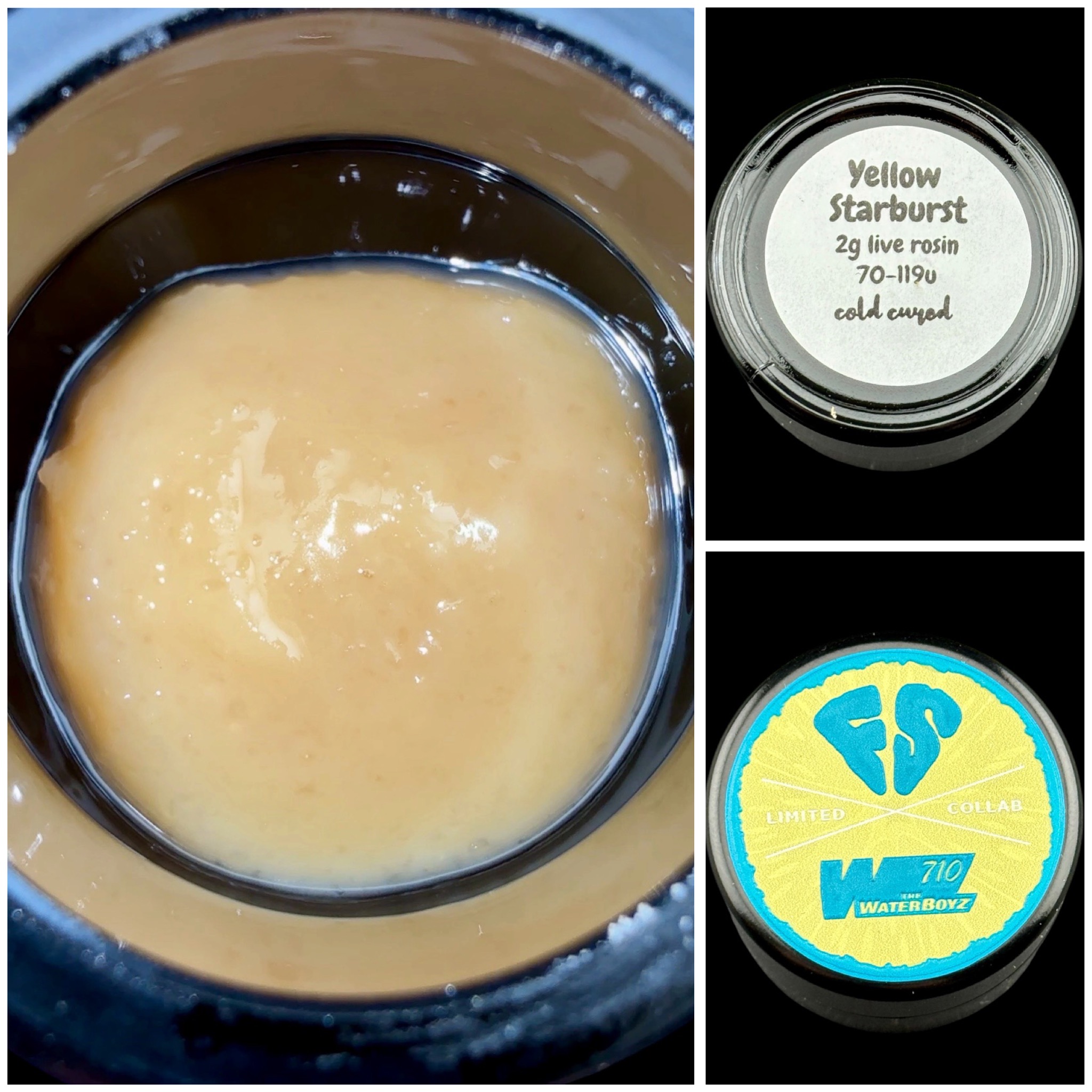 Yellow Starburst - 2g live rosin [Fresh Squeeze]