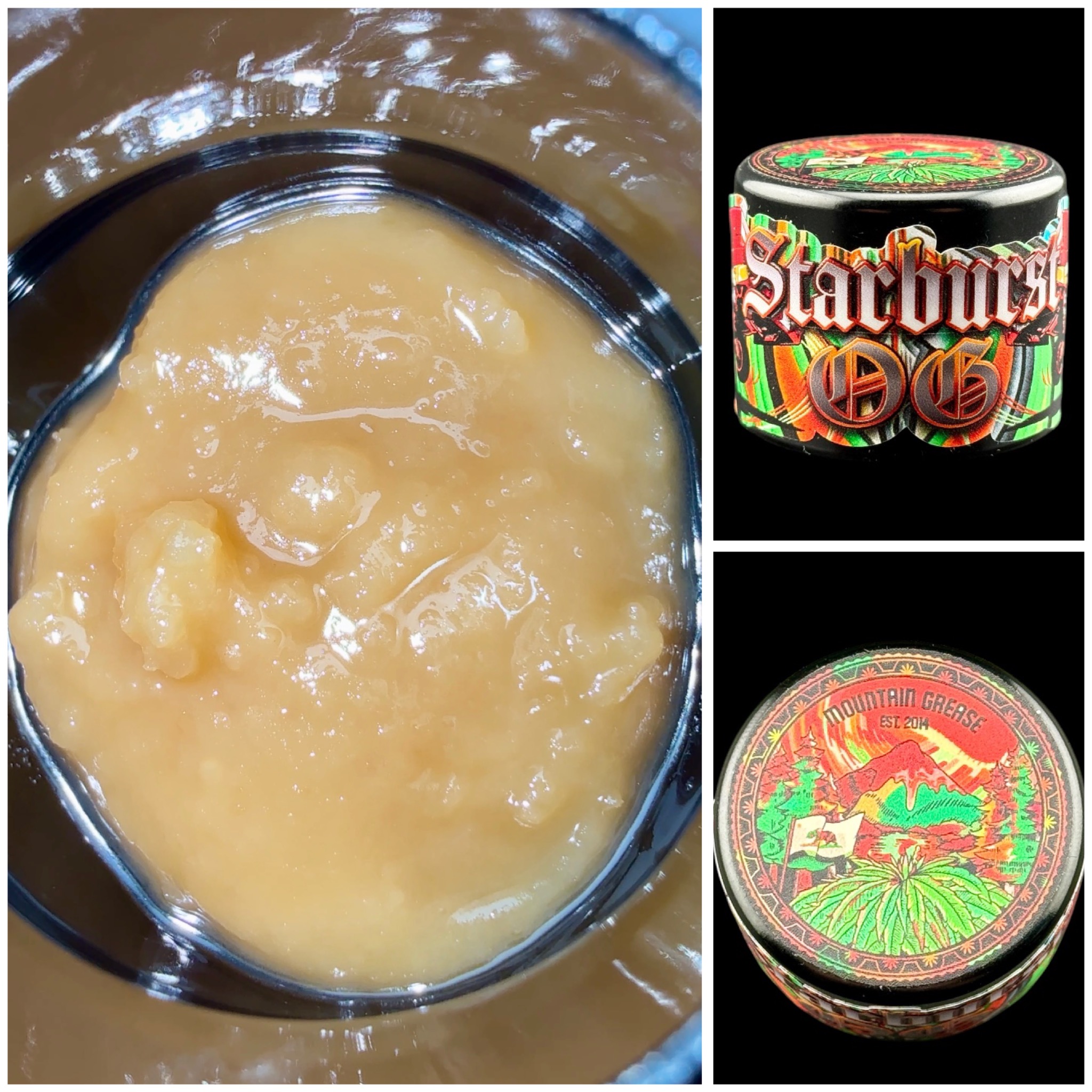 Starburst OG - 2g live rosin [Mountain Grease]