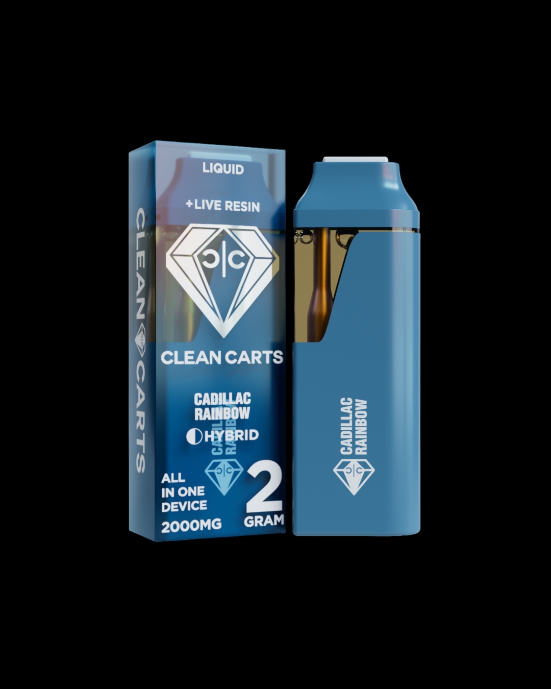 Cadillac Rainbow - 2g live resin disposable [Clean Carts]