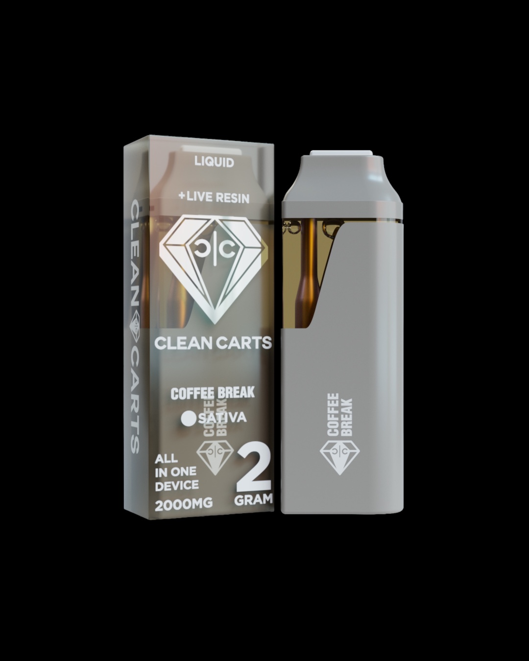 Coffee Break - 2g live resin disposable [Clean Carts]