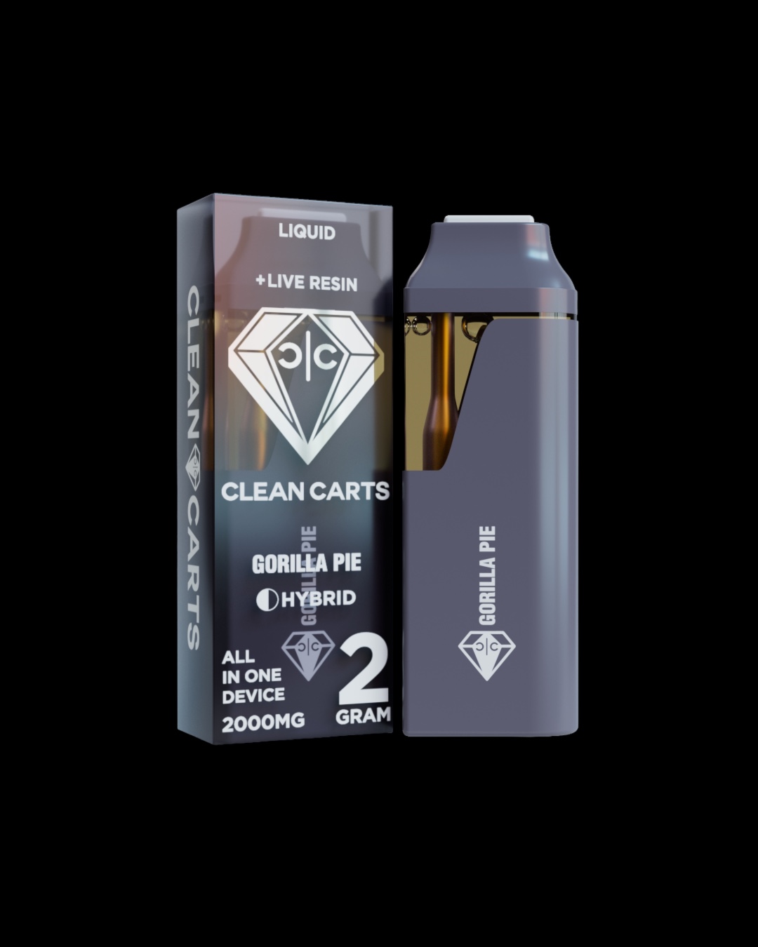 Gorilla Pie - 2g live resin disposable [Clean Carts]