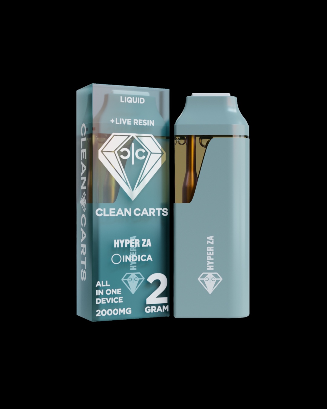 Hyper Za - 2g live resin disposable [Clean Carts]