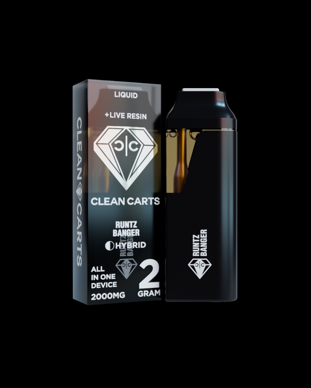 Runtz Banger - 2g live resin disposable [Clean Carts]