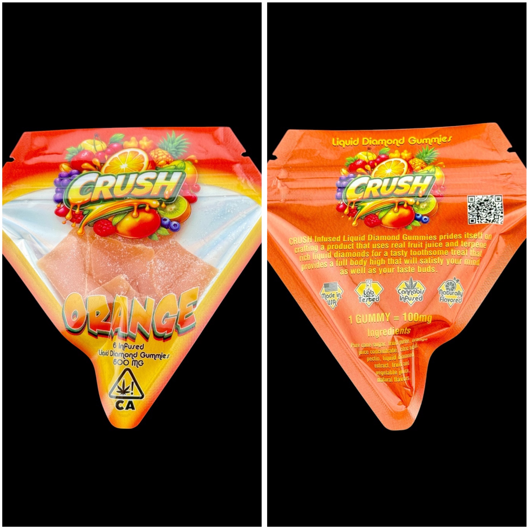 Orange - 600mg gummies [Crush]