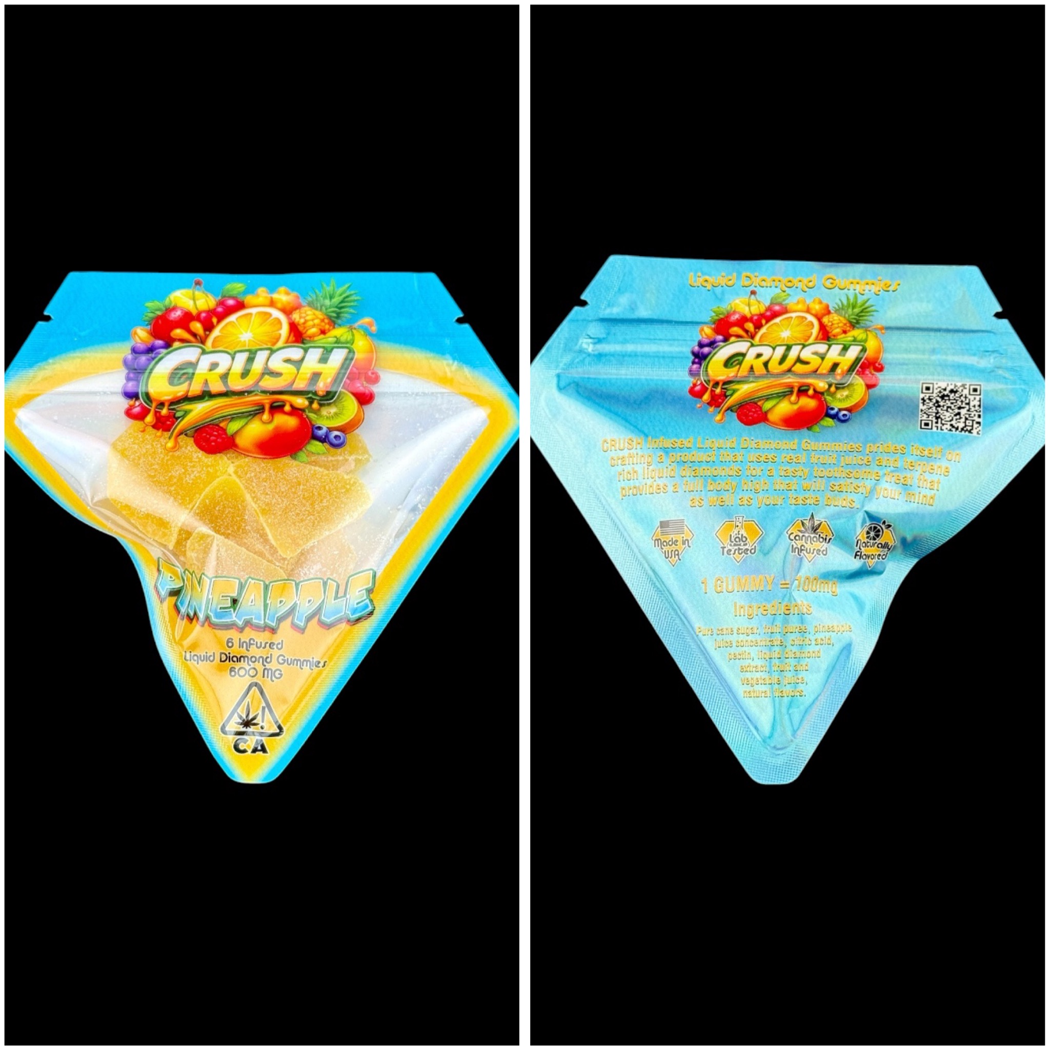 Pineapple - 600mg gummies [Crush]