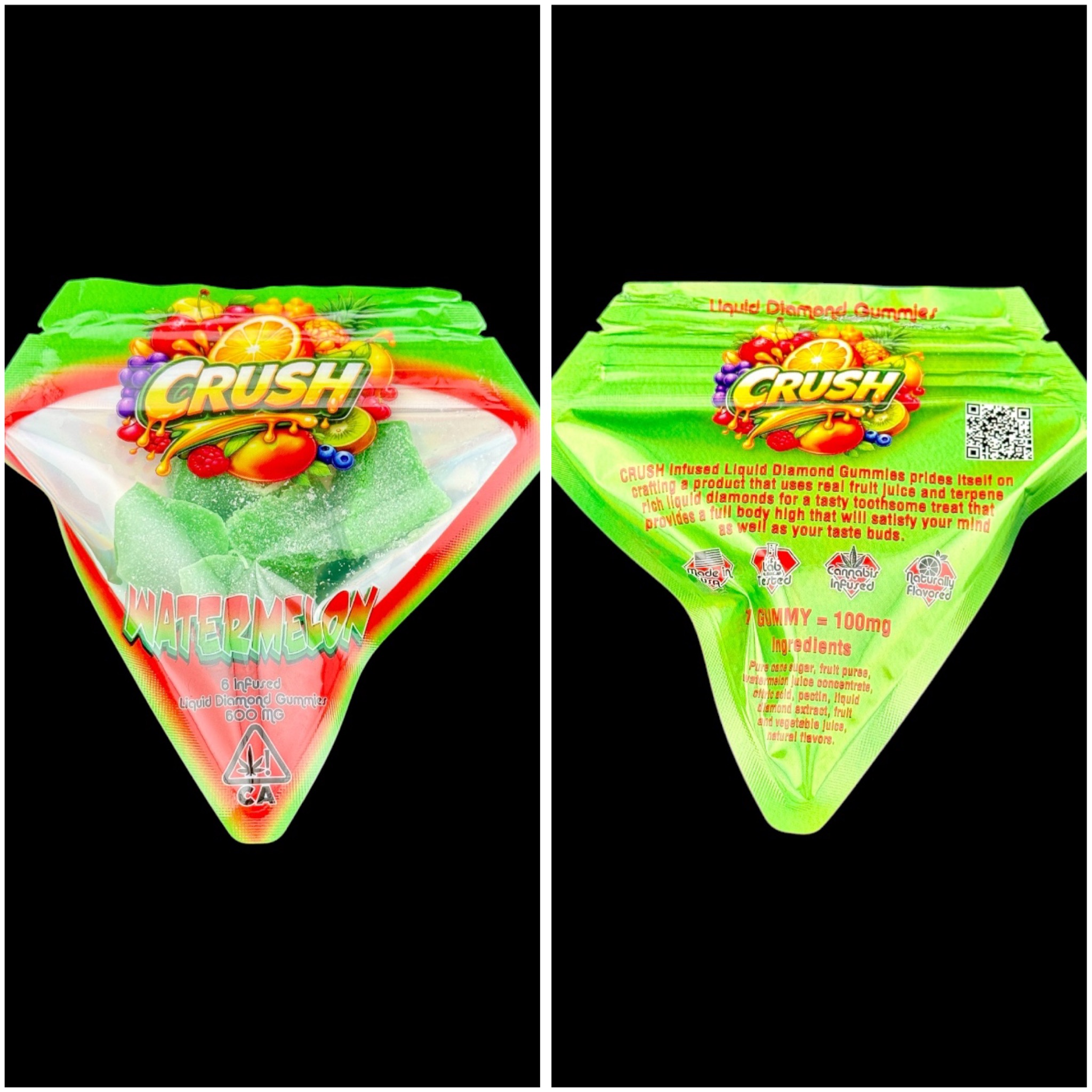 Watermelon - 600mg gummies [Crush]