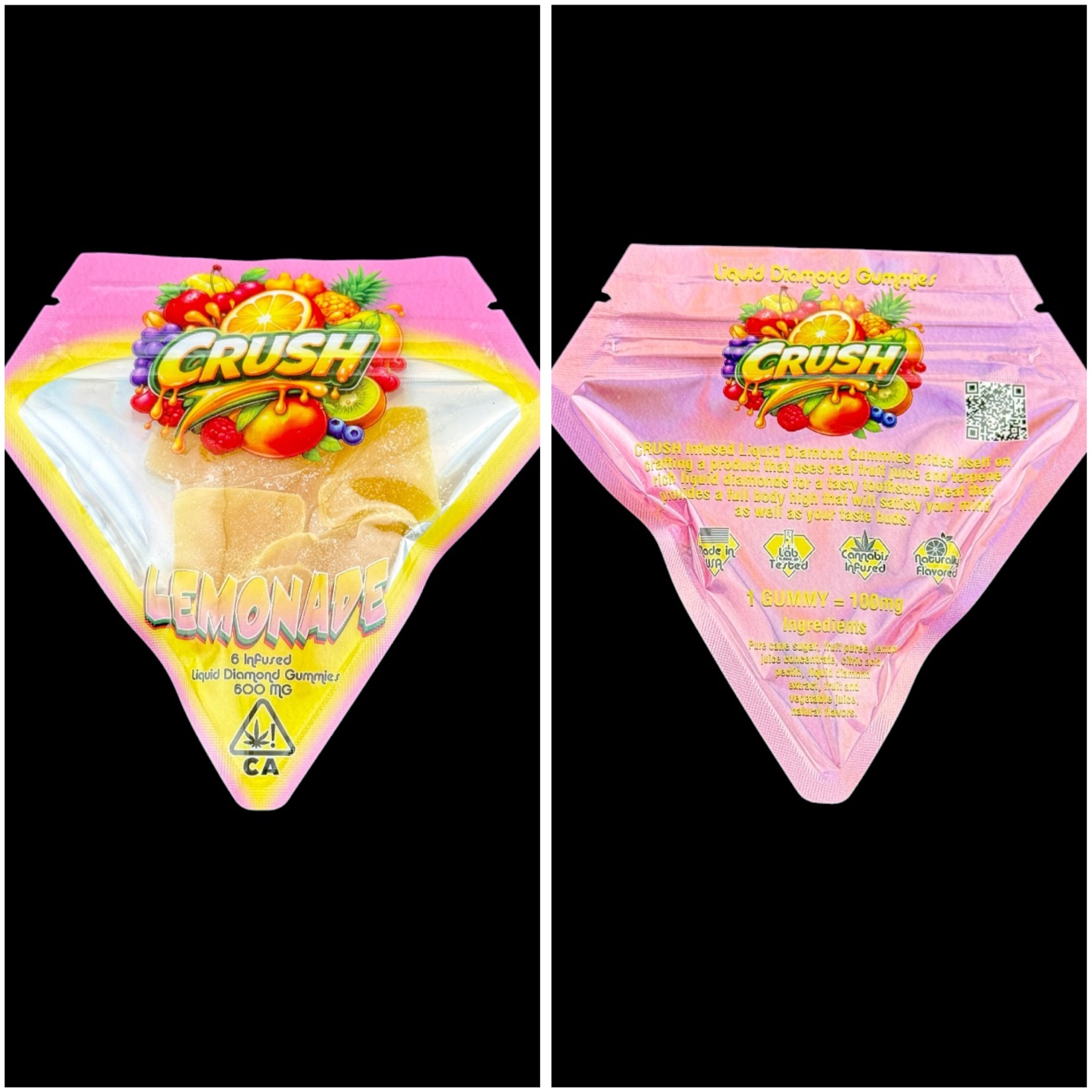 Lemonade - 600mg gummies [Crush]
